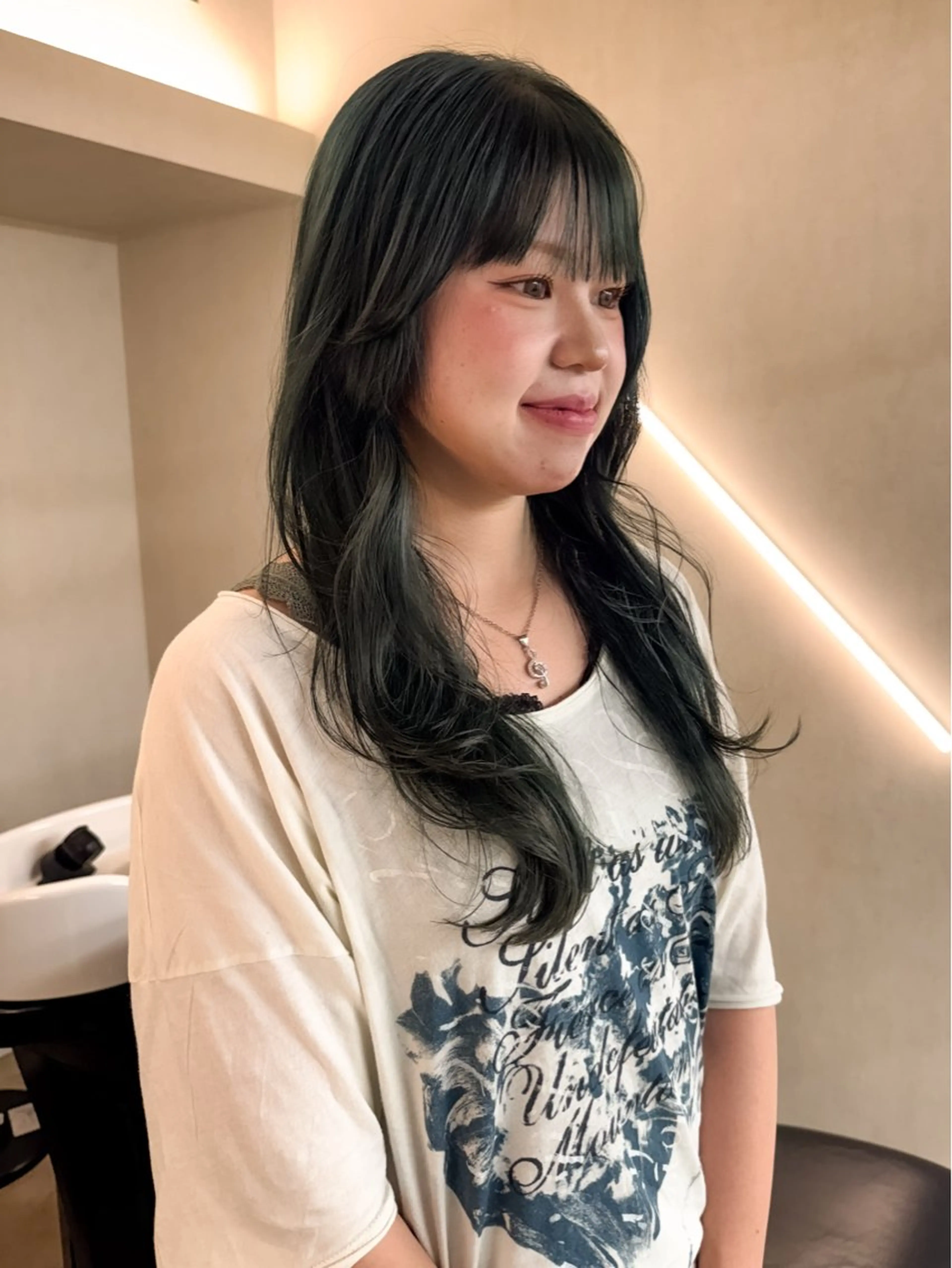 ロング kiji所属・kiji NAHO/ パーマ／久屋大通のヘアスタイル