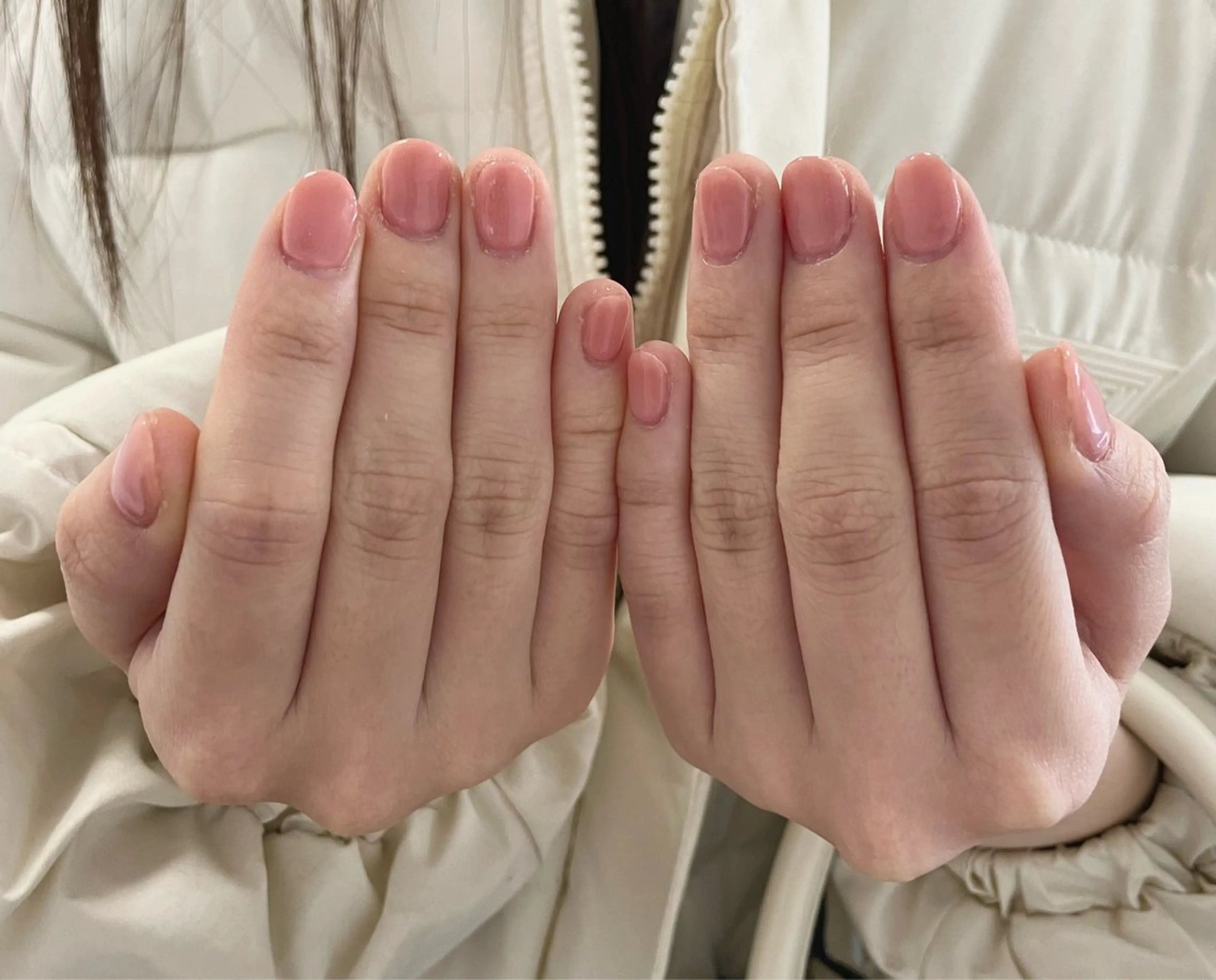 ネイル ピンク ハンドネイル Tomii Miyuのネイルデザイン