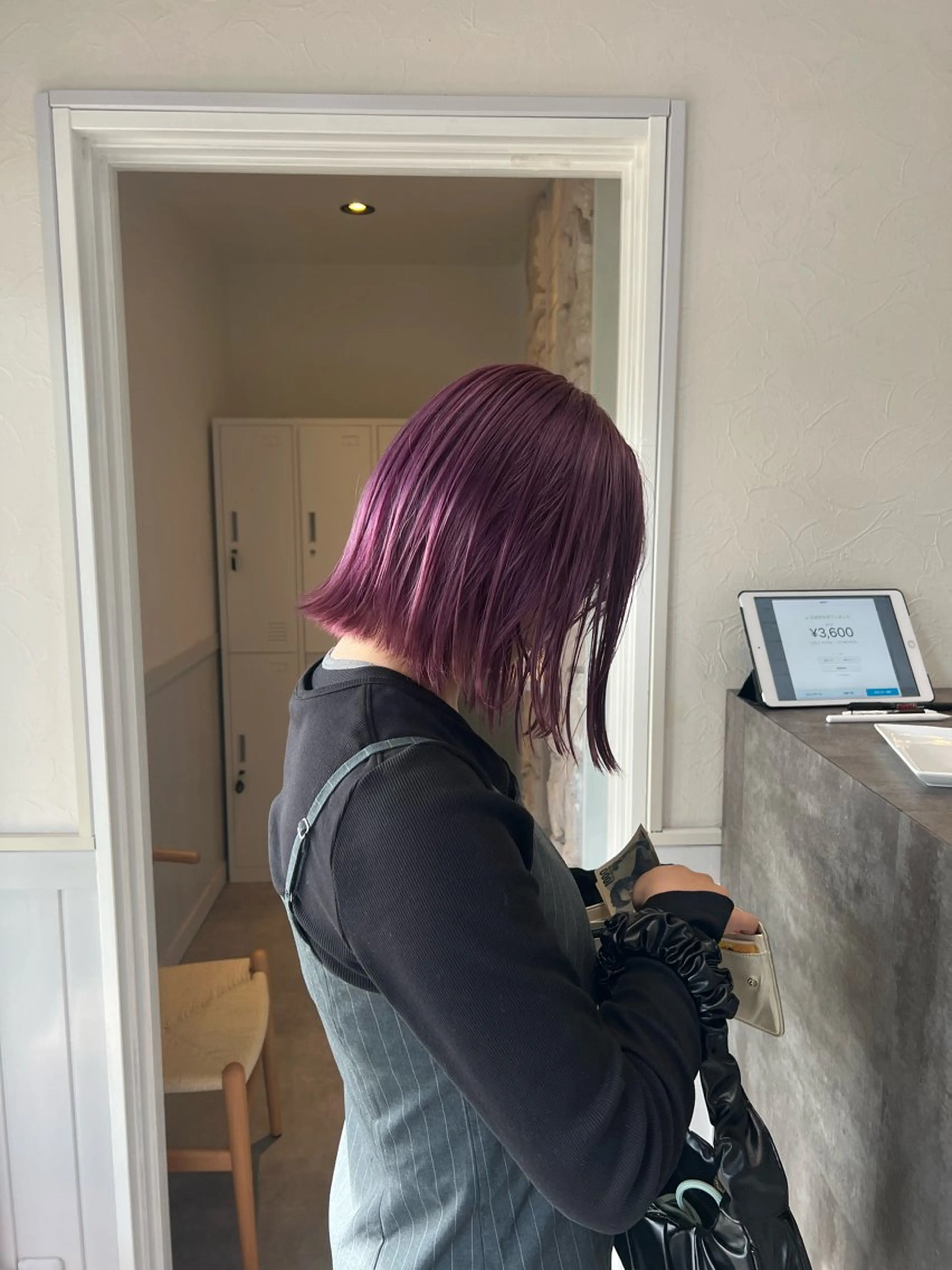 ミディアム 似合わせカット 小顔カット ヘアカラー トリートメント 🟤TAP🟤 木曳野　金沢店のヘアスタイル
