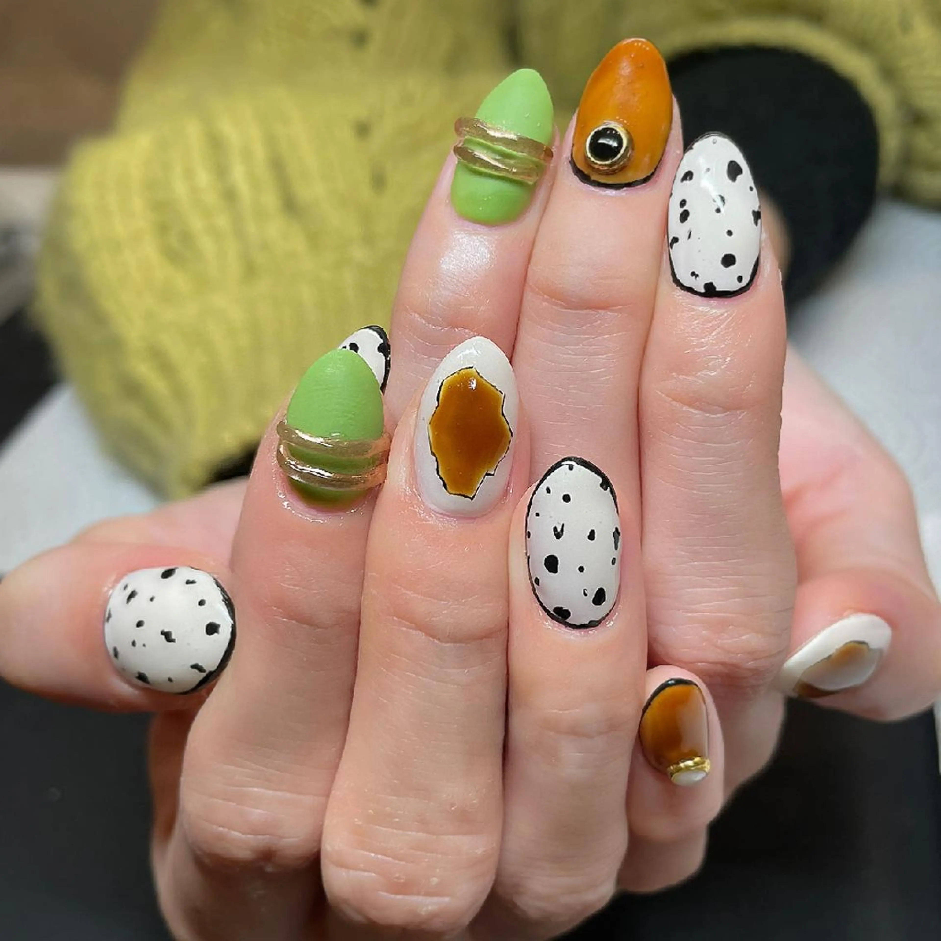 ネイル ピスタチオネイル ハンドネイル フットネイル AQUA NAIL所属・AQUA NAILのネイルデザイン