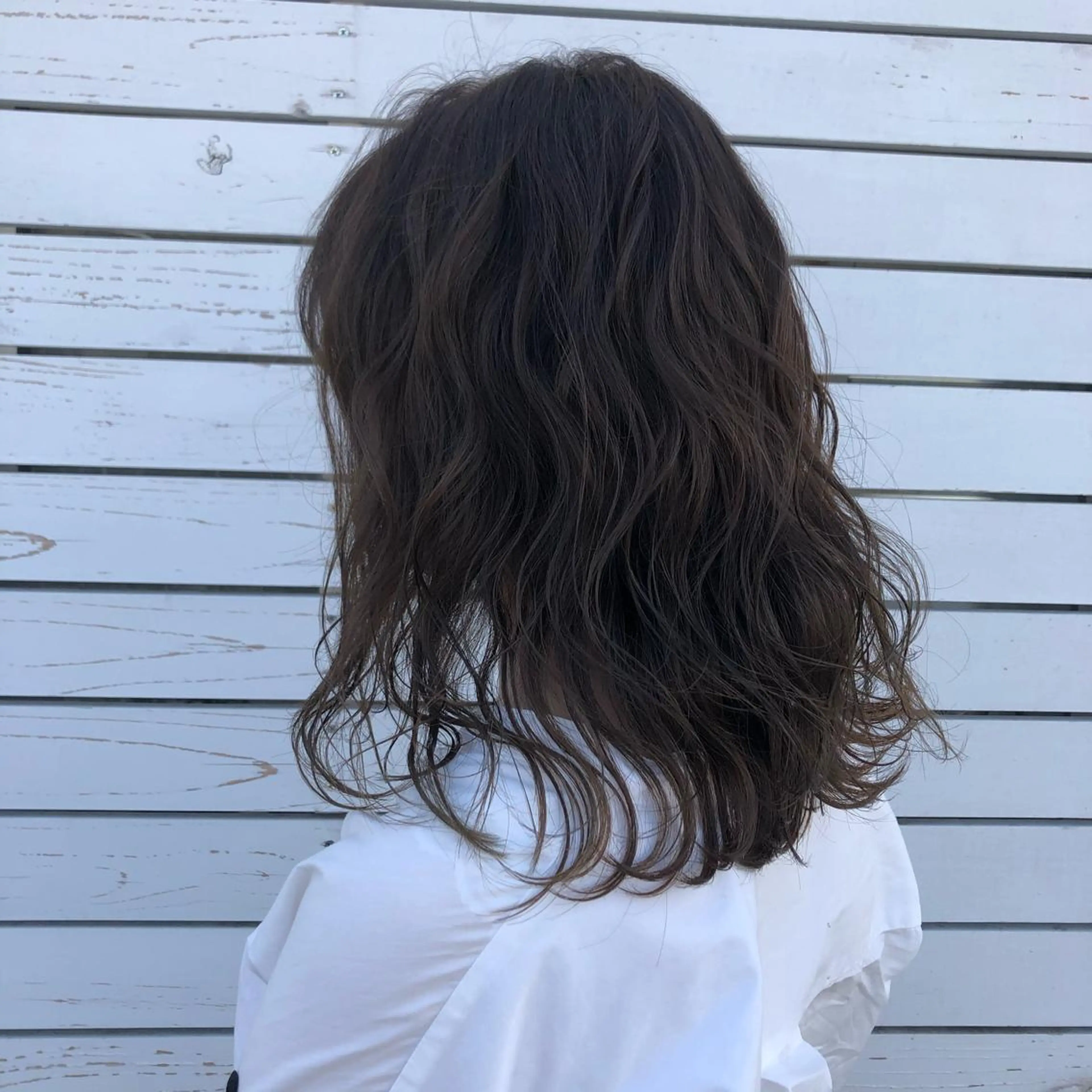 ミディアム カラー CREAPY所属・CREAPY　日向野 利菜のヘアスタイル