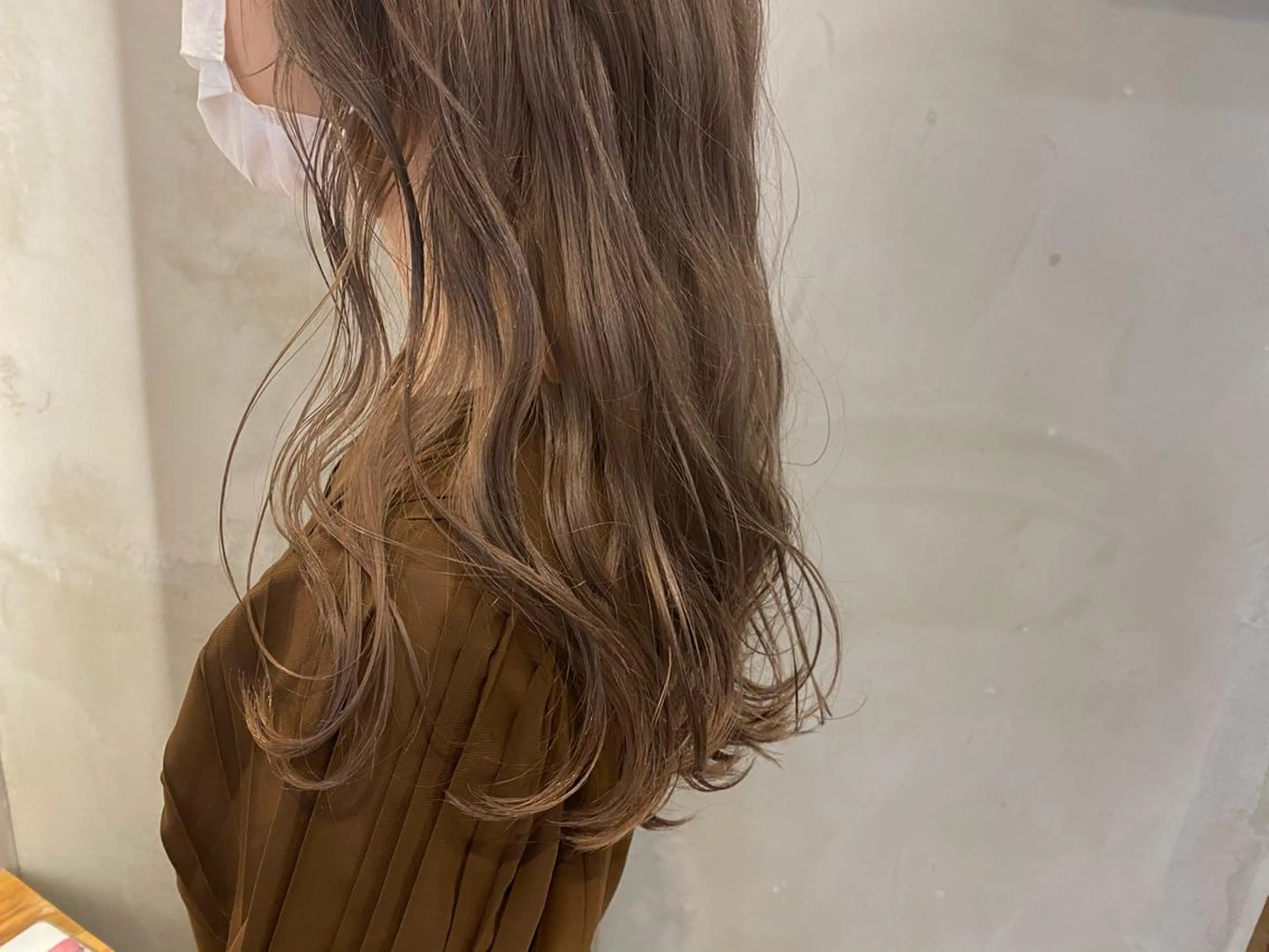 セミロング ヘアカラー トリートメント 顔周りcut・ご相談 ＝新宿しずく🇰🇷のヘアスタイル