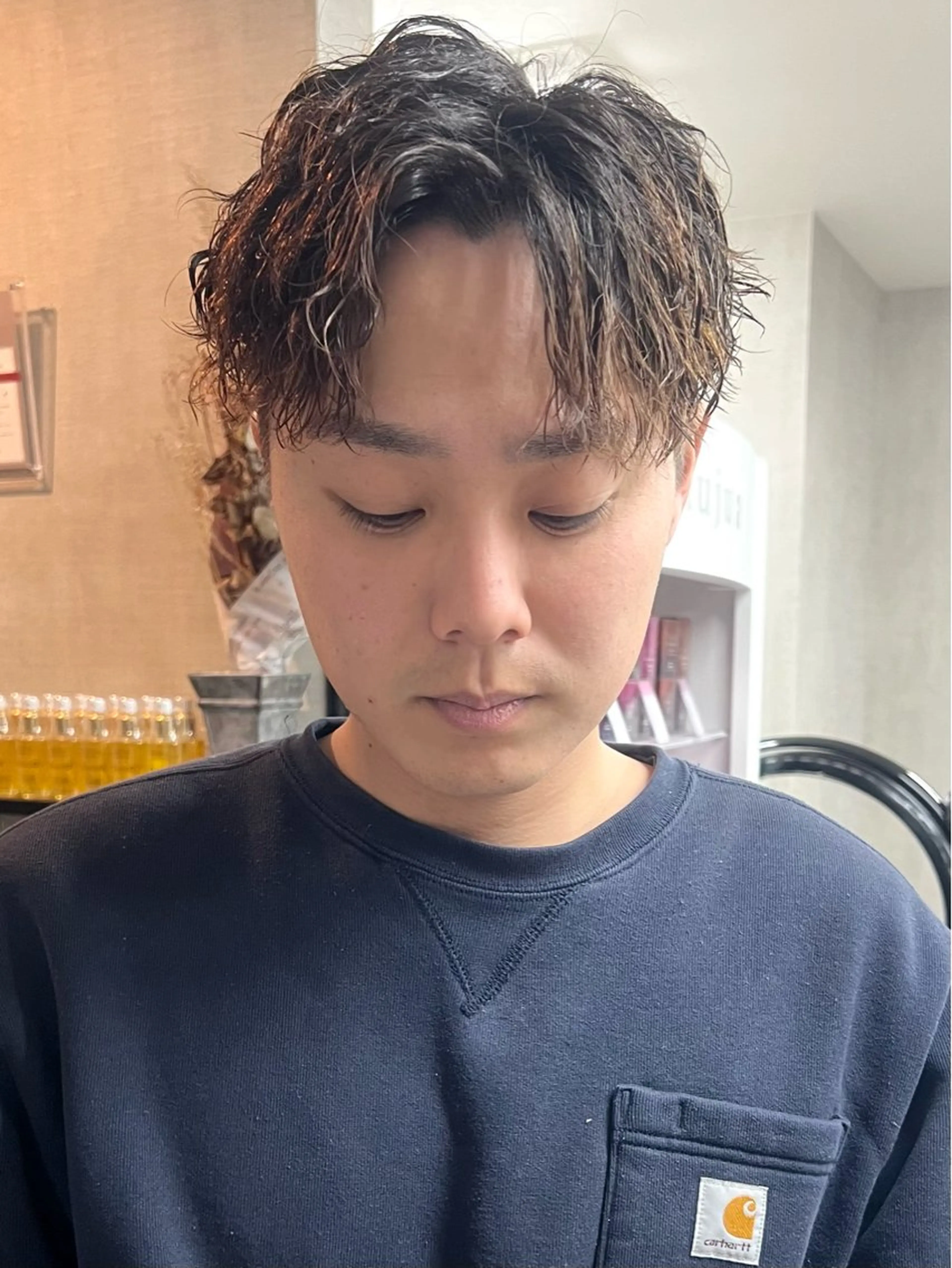 パーマ メンズ カット パーマ 💡似合わせのプロ 💡takutoのヘアスタイル