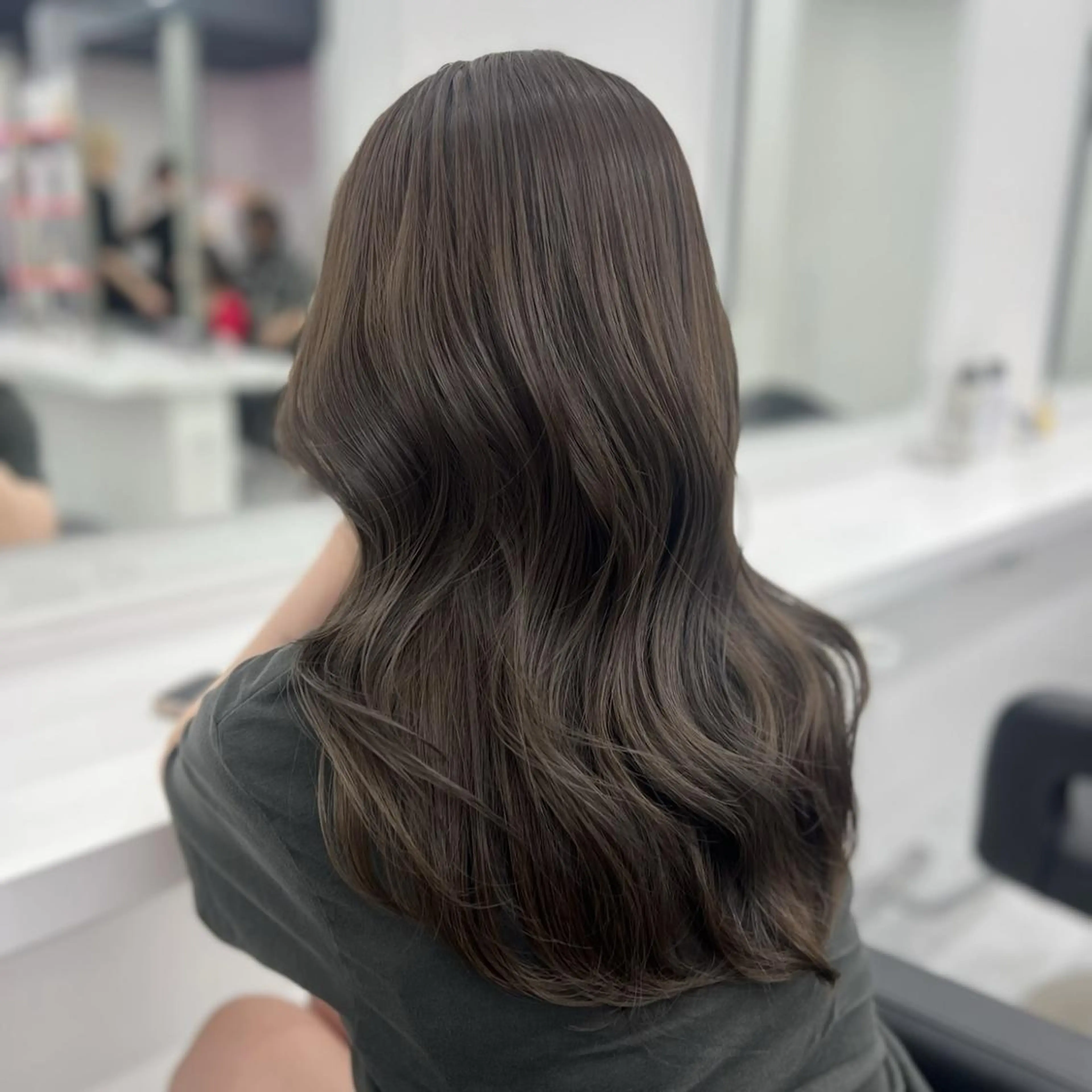 カラー 韓国風🇰🇷透け感 style🥀横浜のヘアスタイル