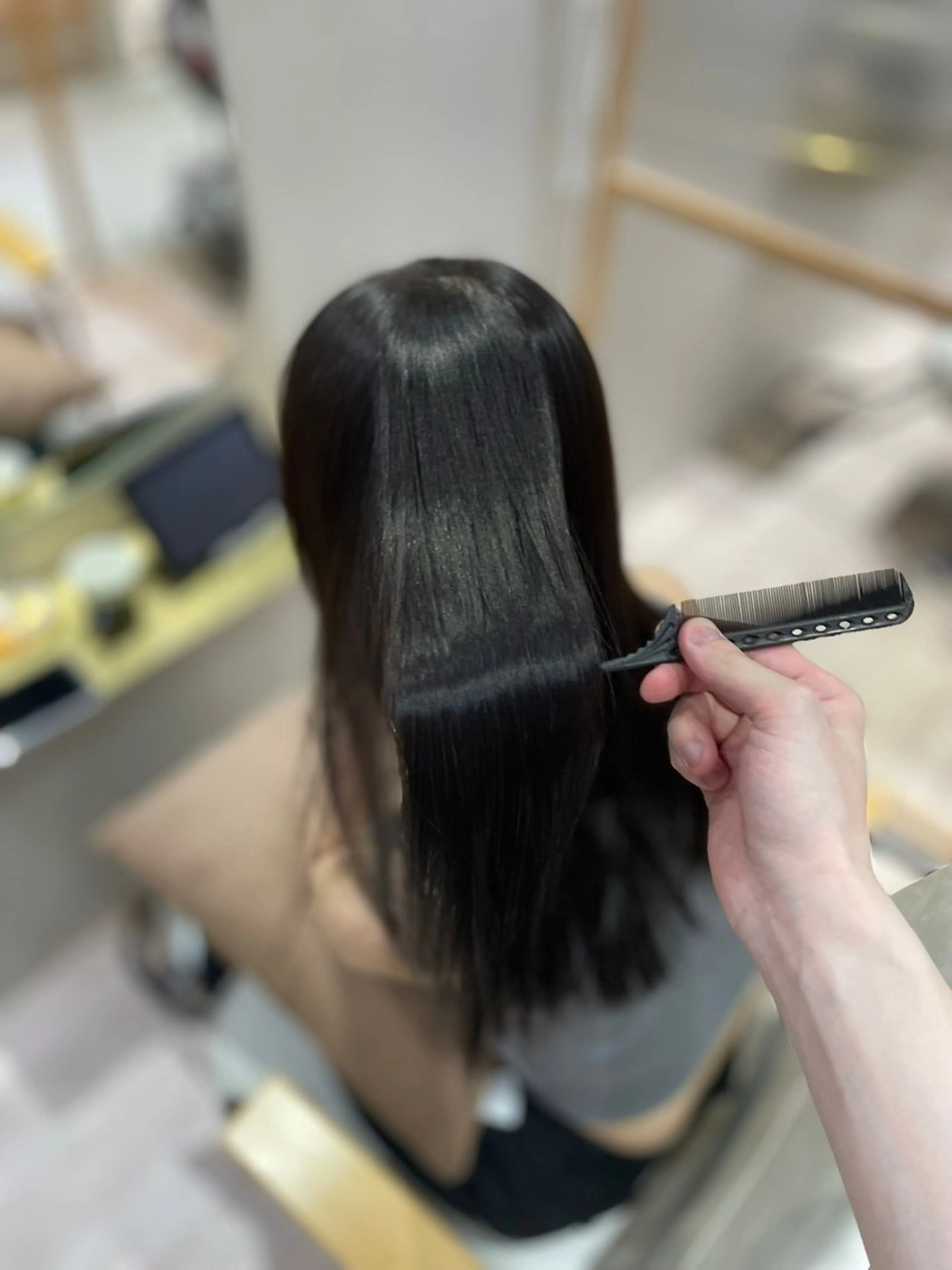 ロング カラー カット 縮毛矯正 トリートメント 【髪質改善サロン】 🌟だいち🌟のヘアスタイル