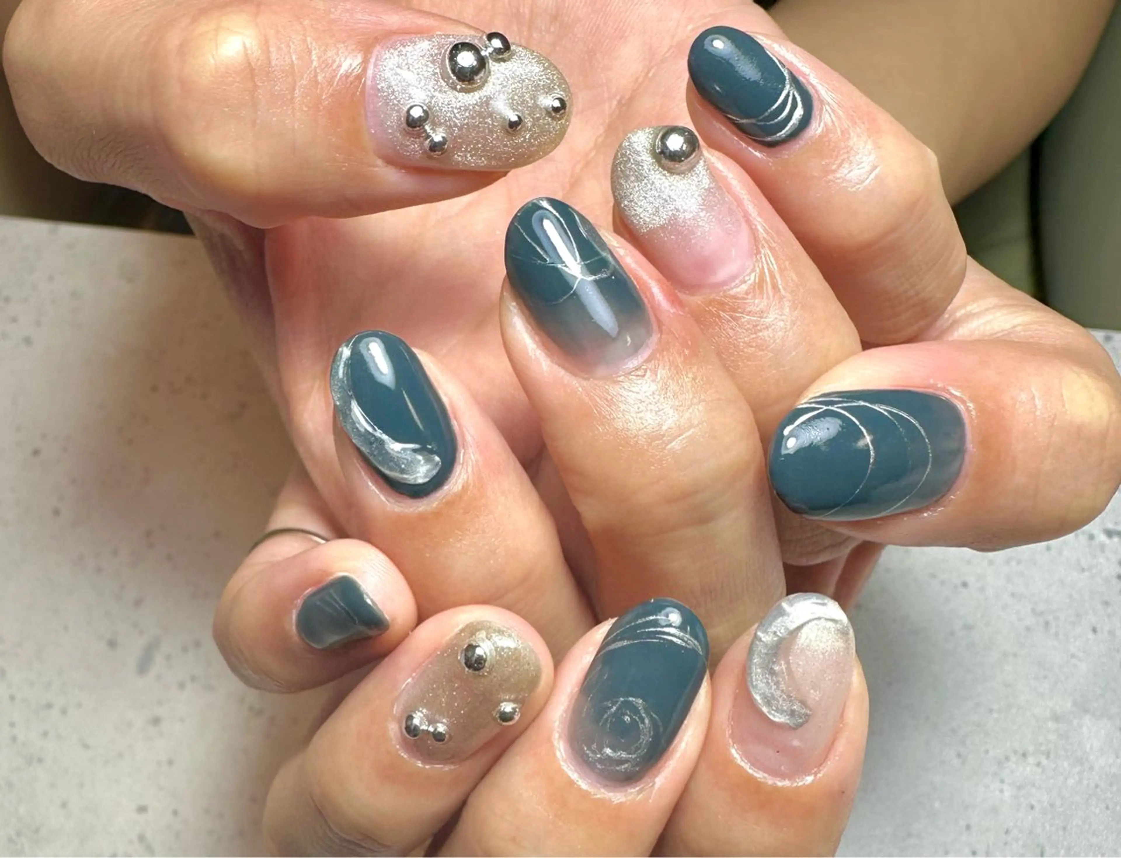 ネイル ハンドネイル フットネイル GéRanium Harukaのネイルデザイン