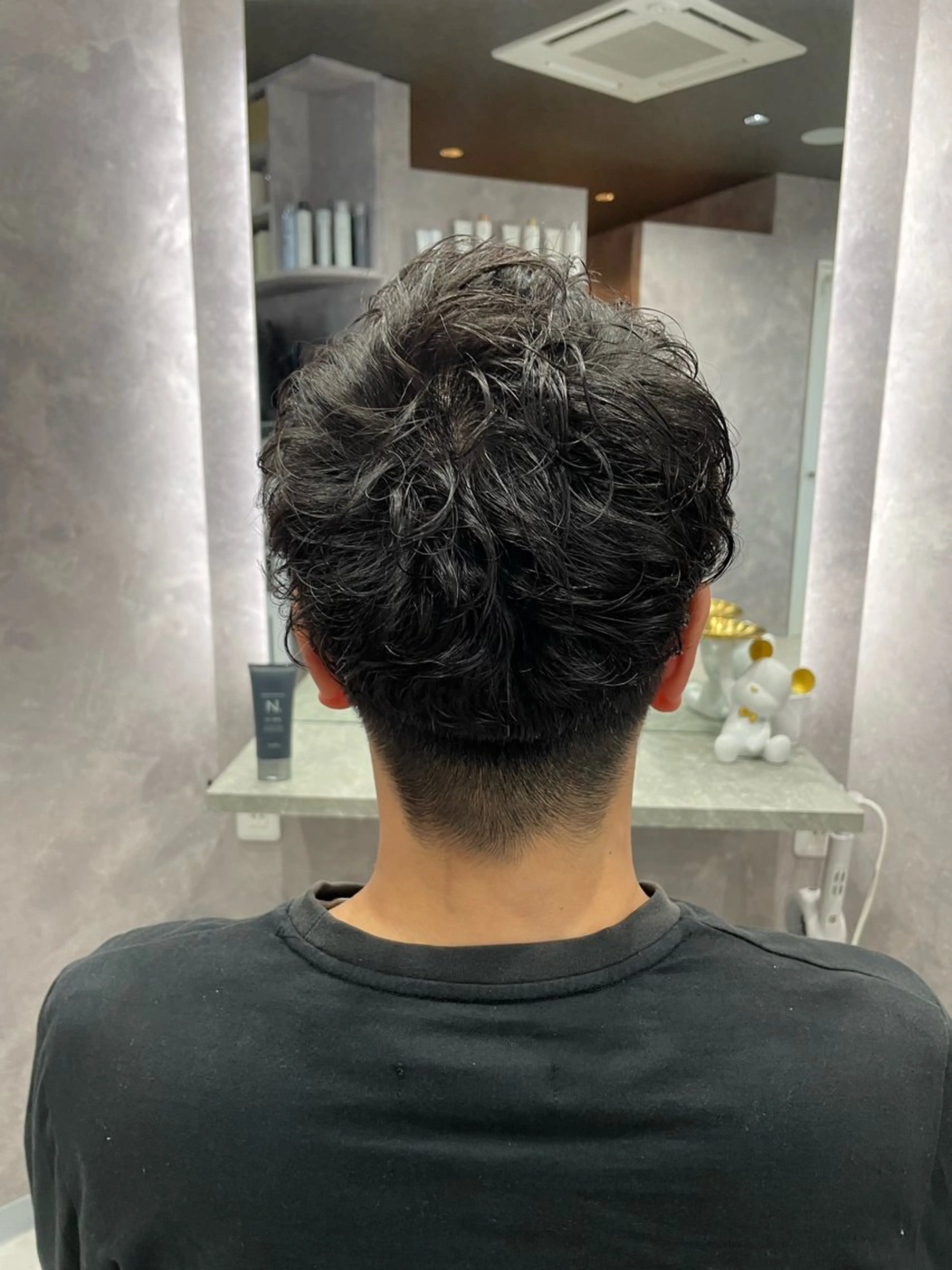 ショート パーマ メンズ ✨️メンズ高評価✨️ 野口虎剛のヘアスタイル