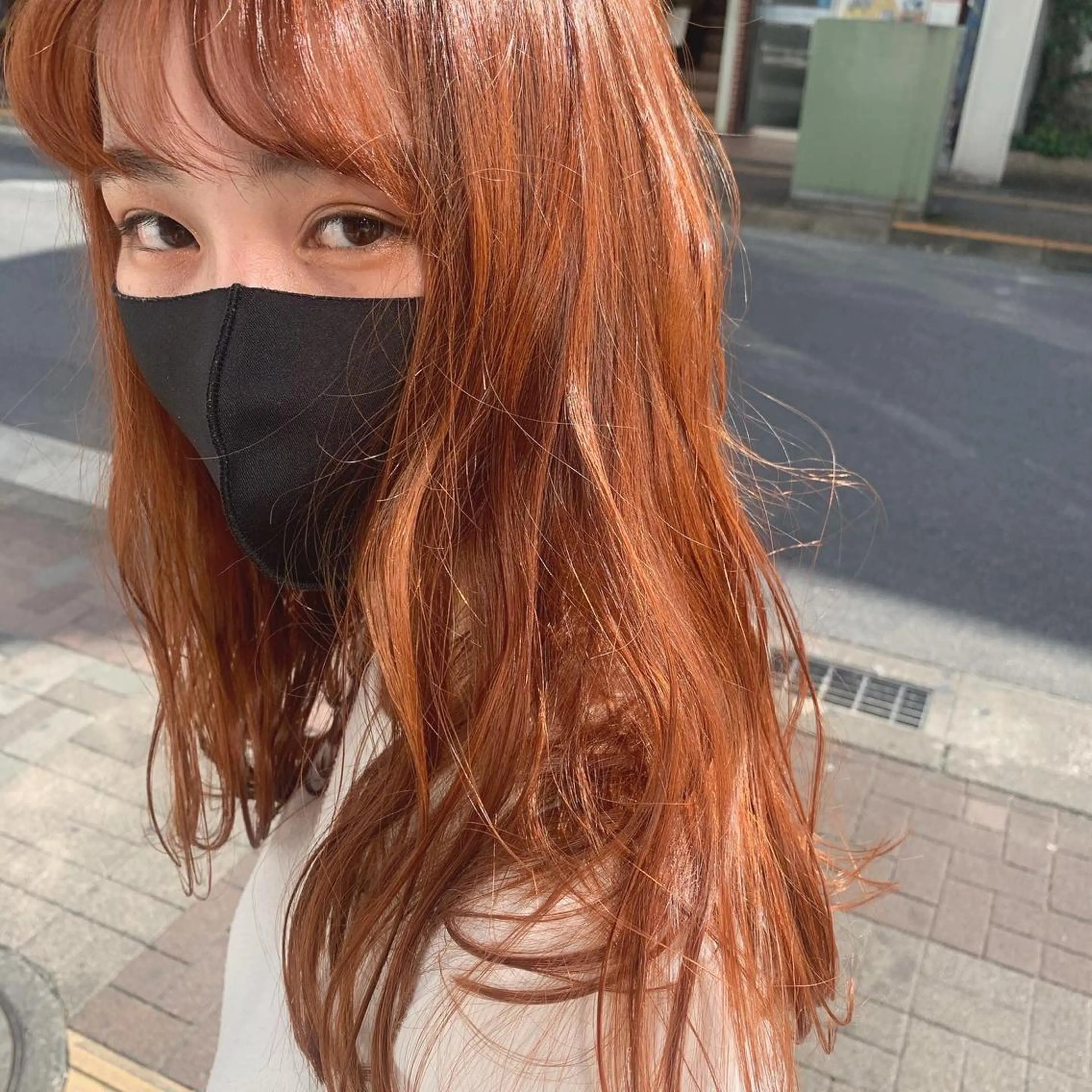 セミロング 韓国ヘア🦋 MIYUのヘアスタイル