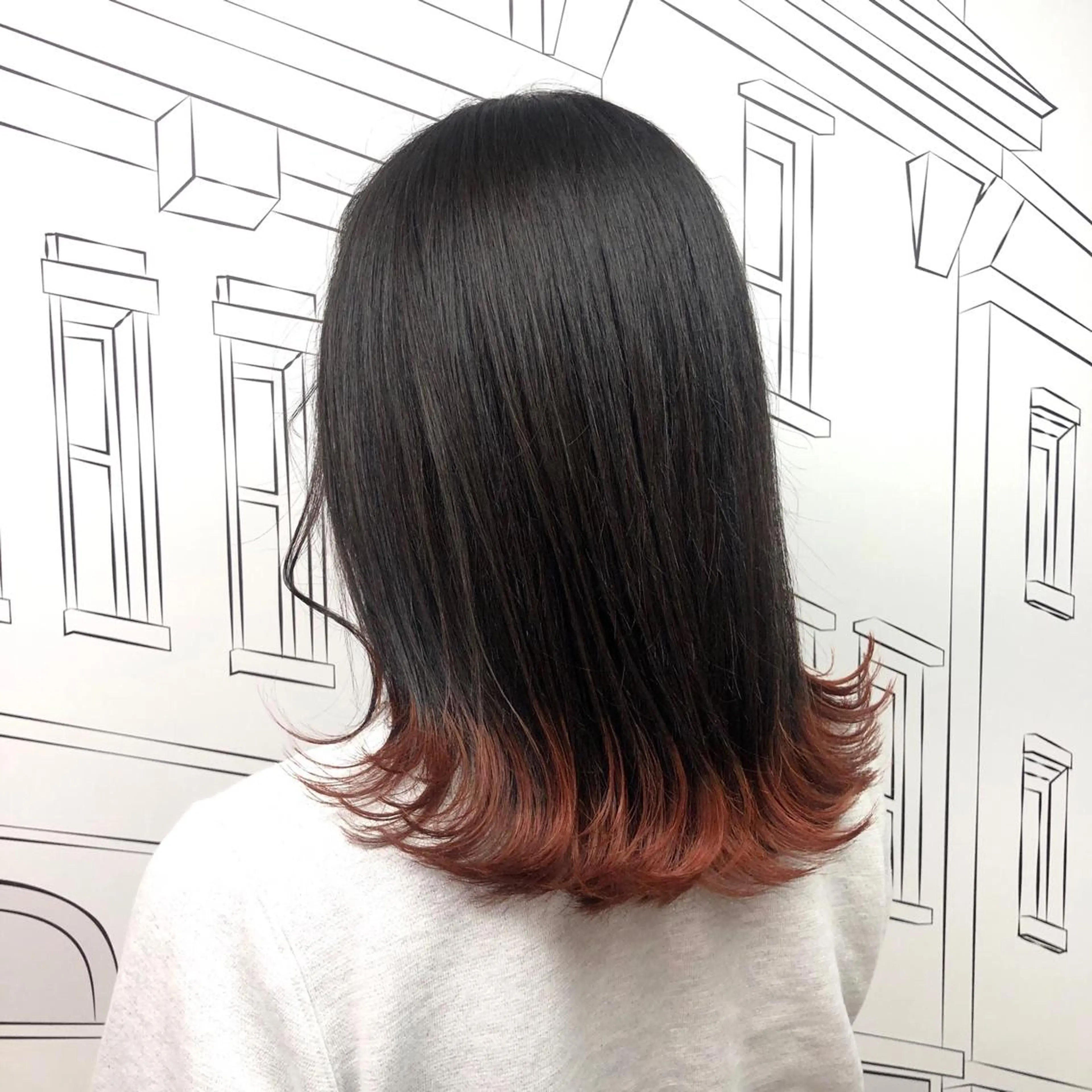 セミロング カラー レイヤー,ボブ / 彩未のヘアスタイル