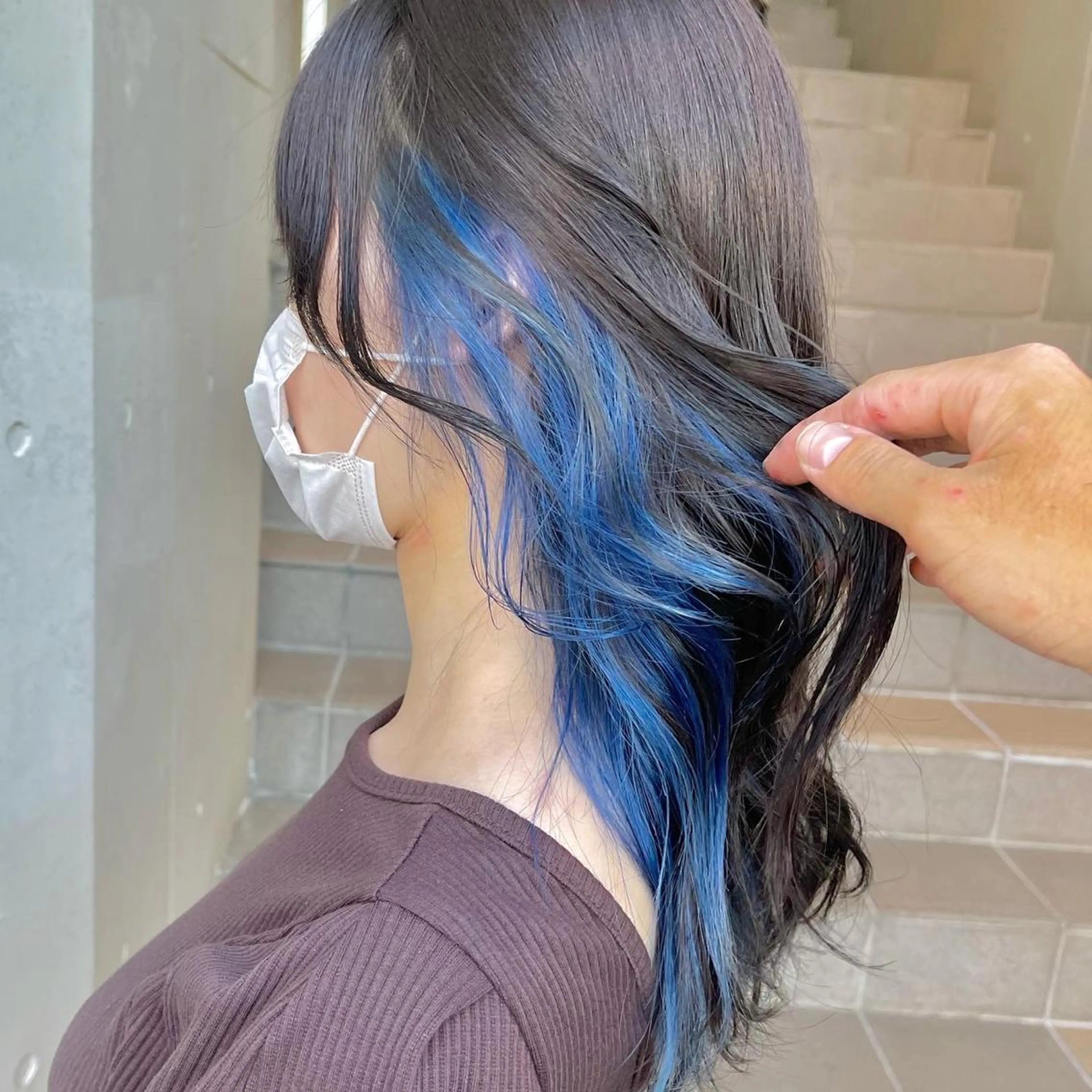 ロング カラー AUBE HAIR sereine　オーブヘアー　セレーヌ所属・💐くびれヘア/艶髪 山根　禎章のヘアスタイル
