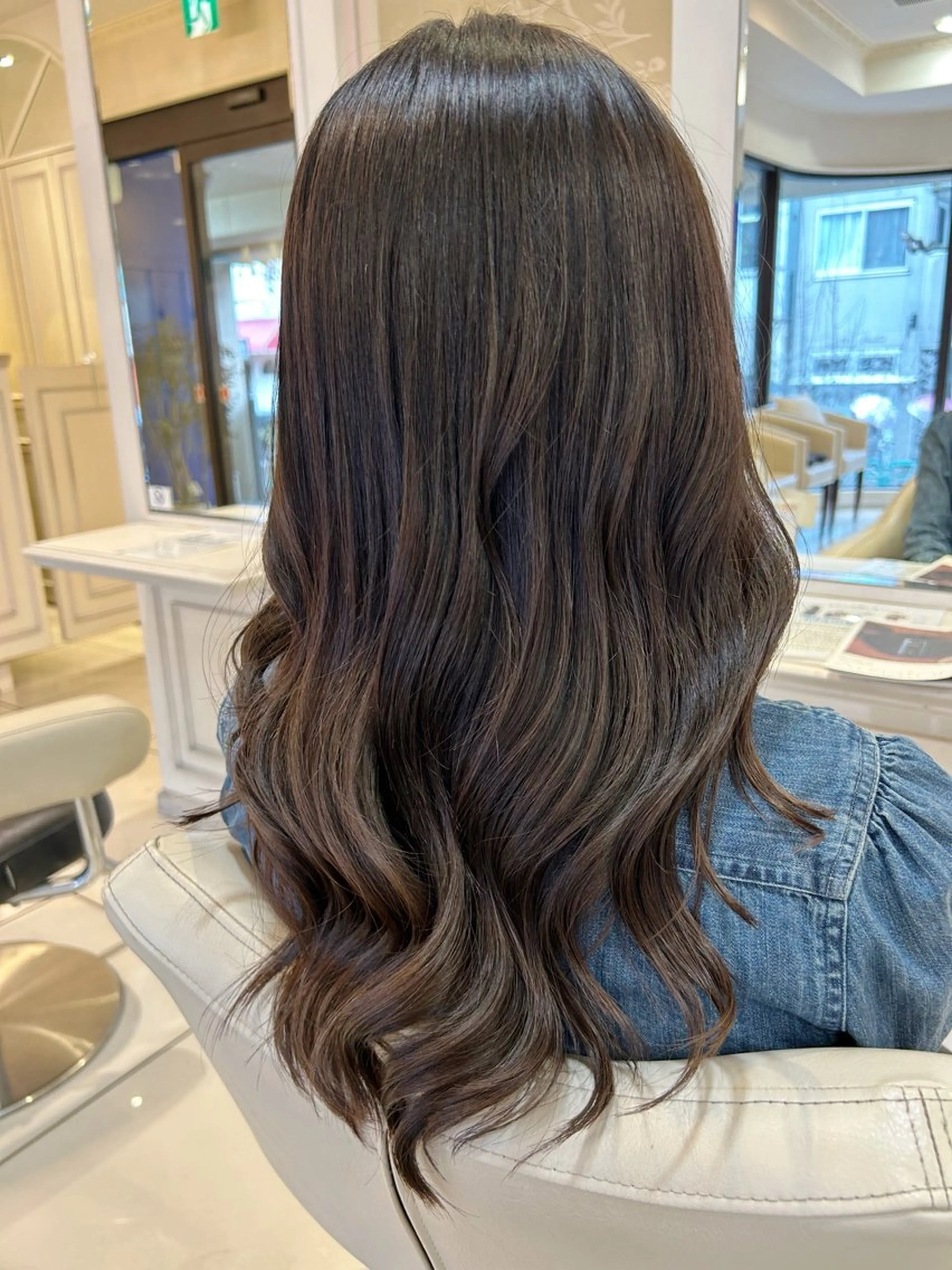 ロング 髪質改善 トリートメント 縮毛矯正 高橋佑のヘアスタイル