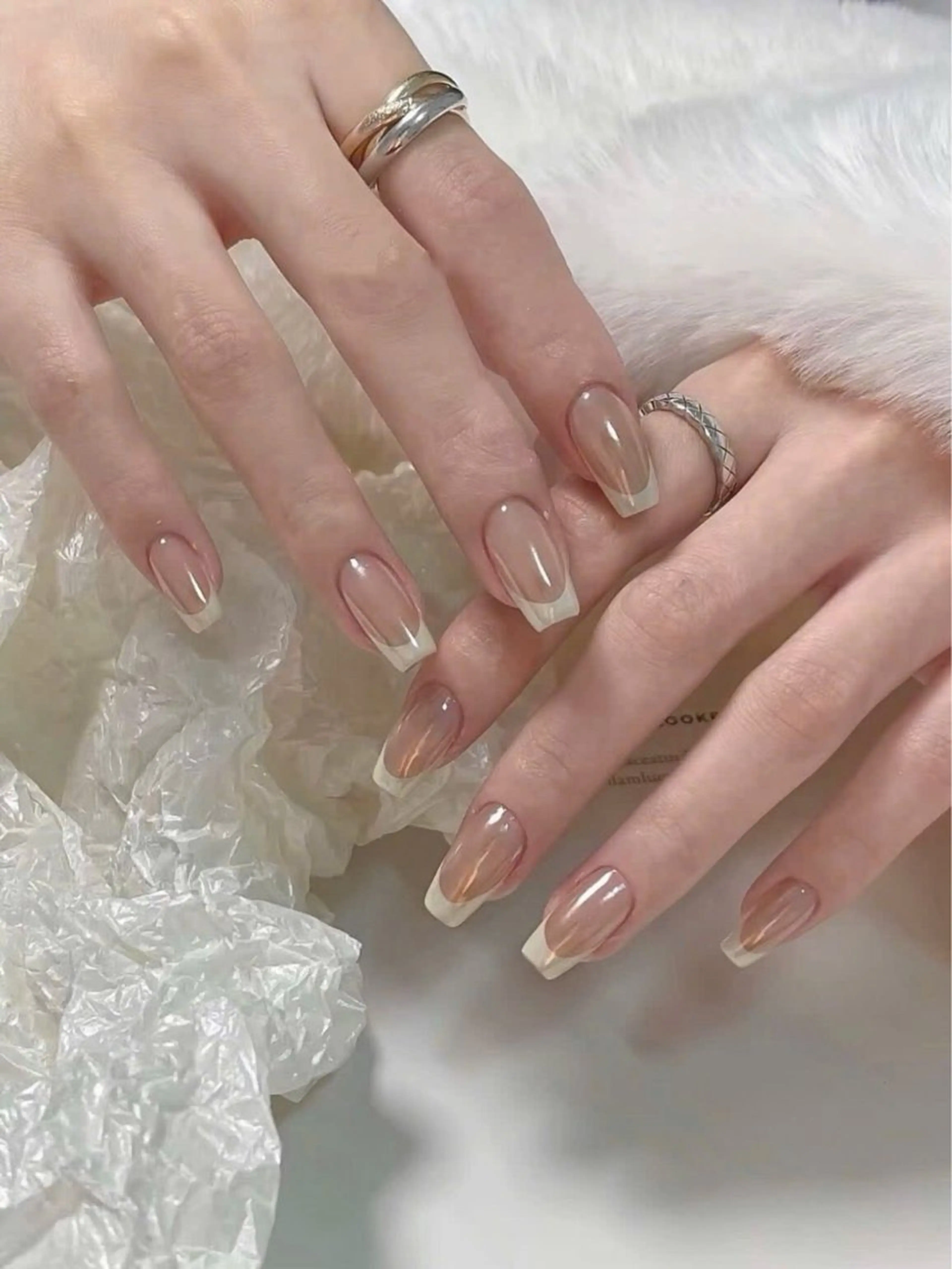 ネイル アートネイル フレンチネイル 韓国ネイル ニュアンスネイル オフィスネイル MINDY ミンディのネイルデザイン