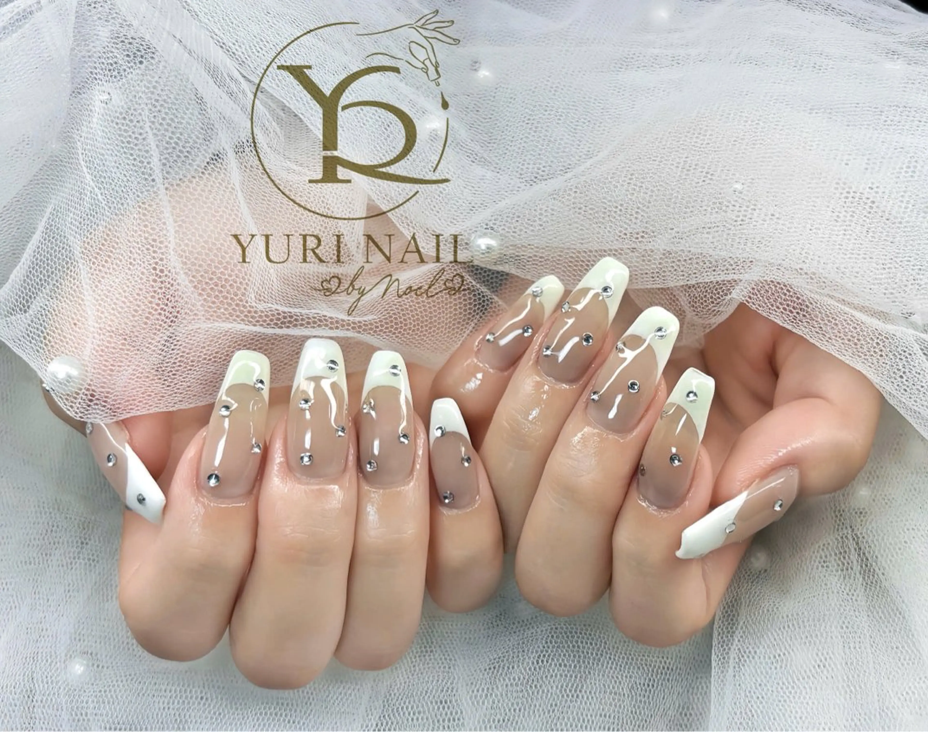 ネイル チークネイル フットネイル グラデーション 韓国ネイル 持ち込み ハンドネイル フットネイル ハンドケア YURI Nail Narita所属・YURI Nail NARITAのネイルデザイン