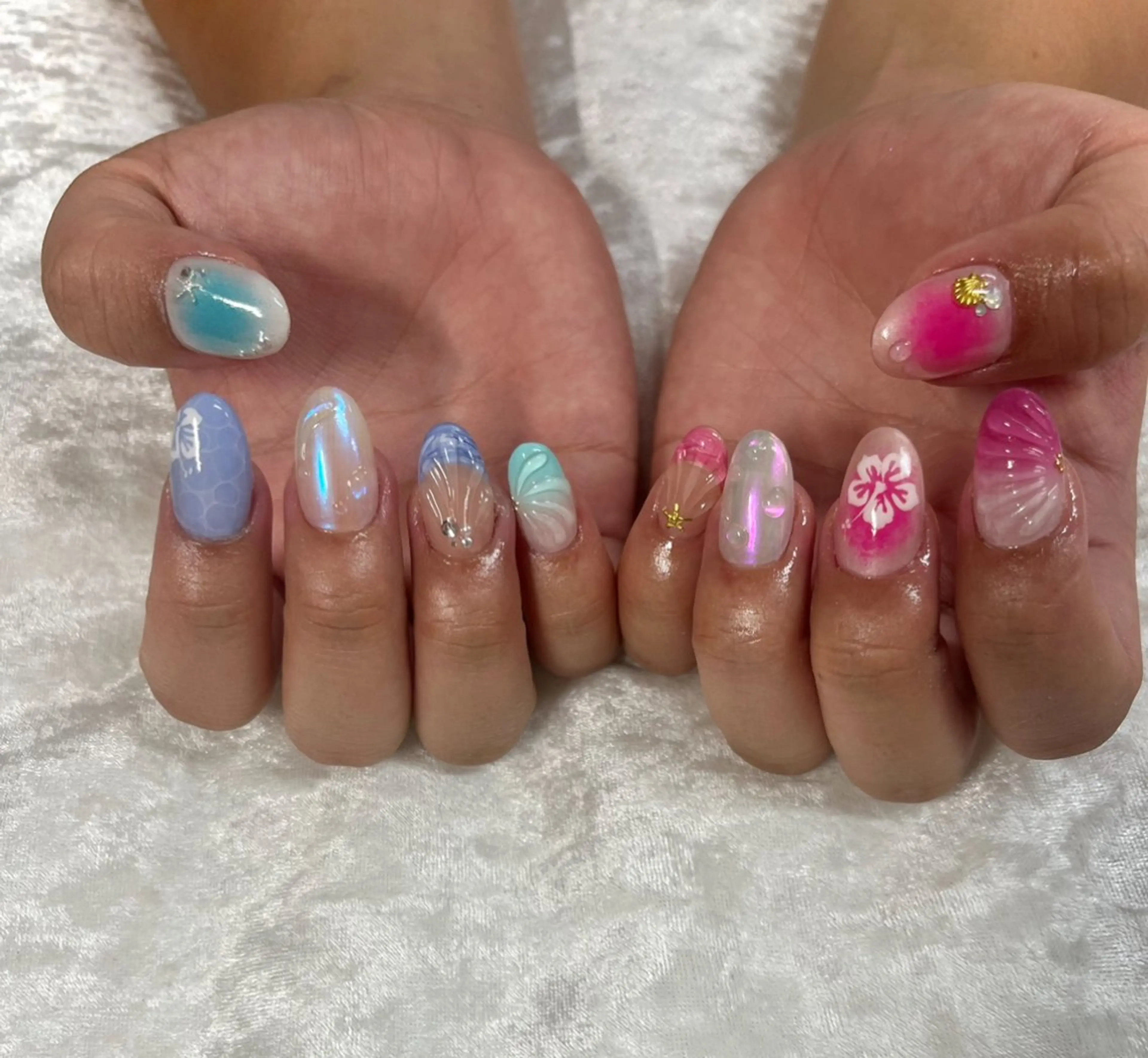 ネイル アートネイル ネイルチップ ハンドネイル Belle Nail NAOH.のネイルデザイン