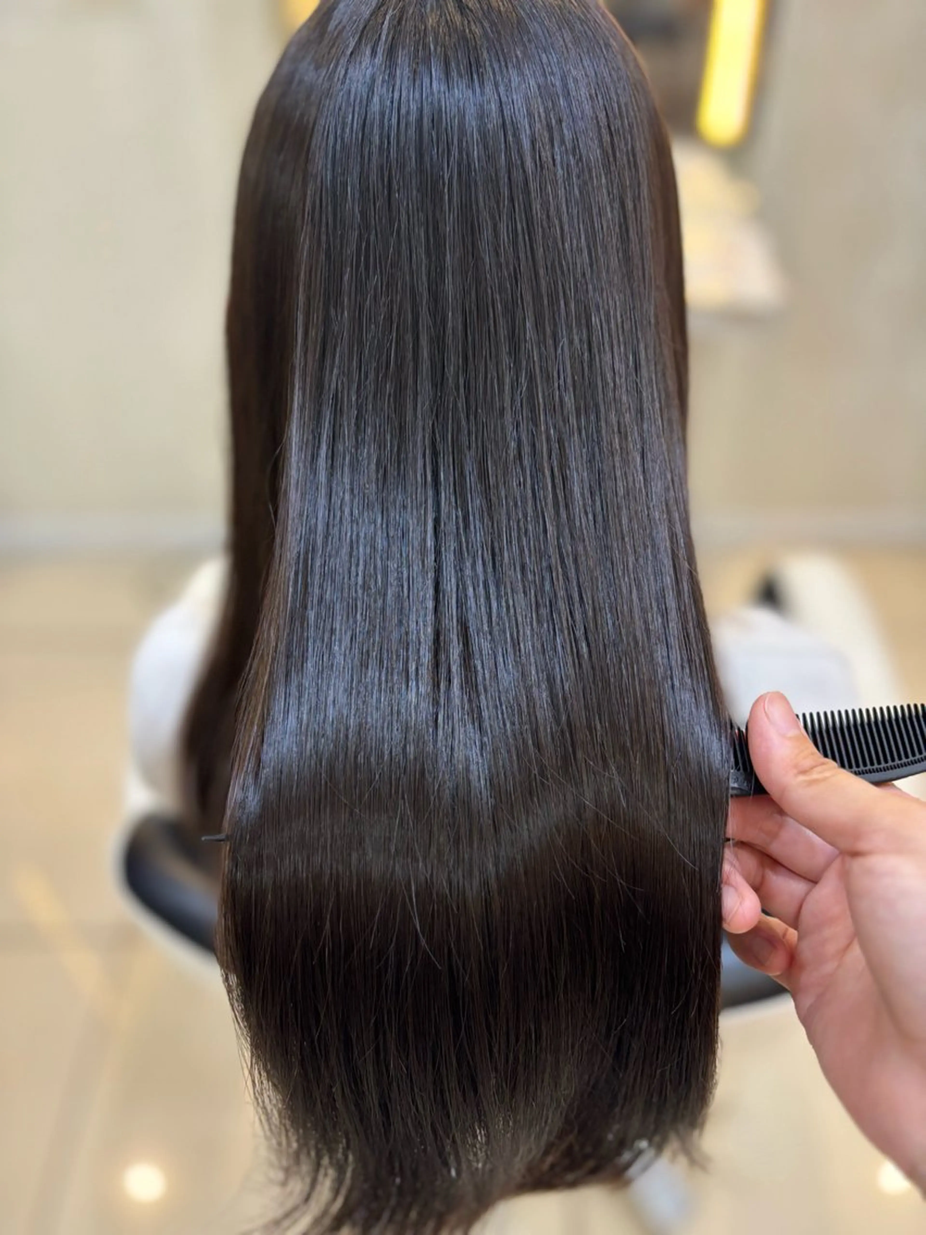 ロング 縮毛矯正 縮毛矯正 ☁️ Rinoa☁️のヘアスタイル