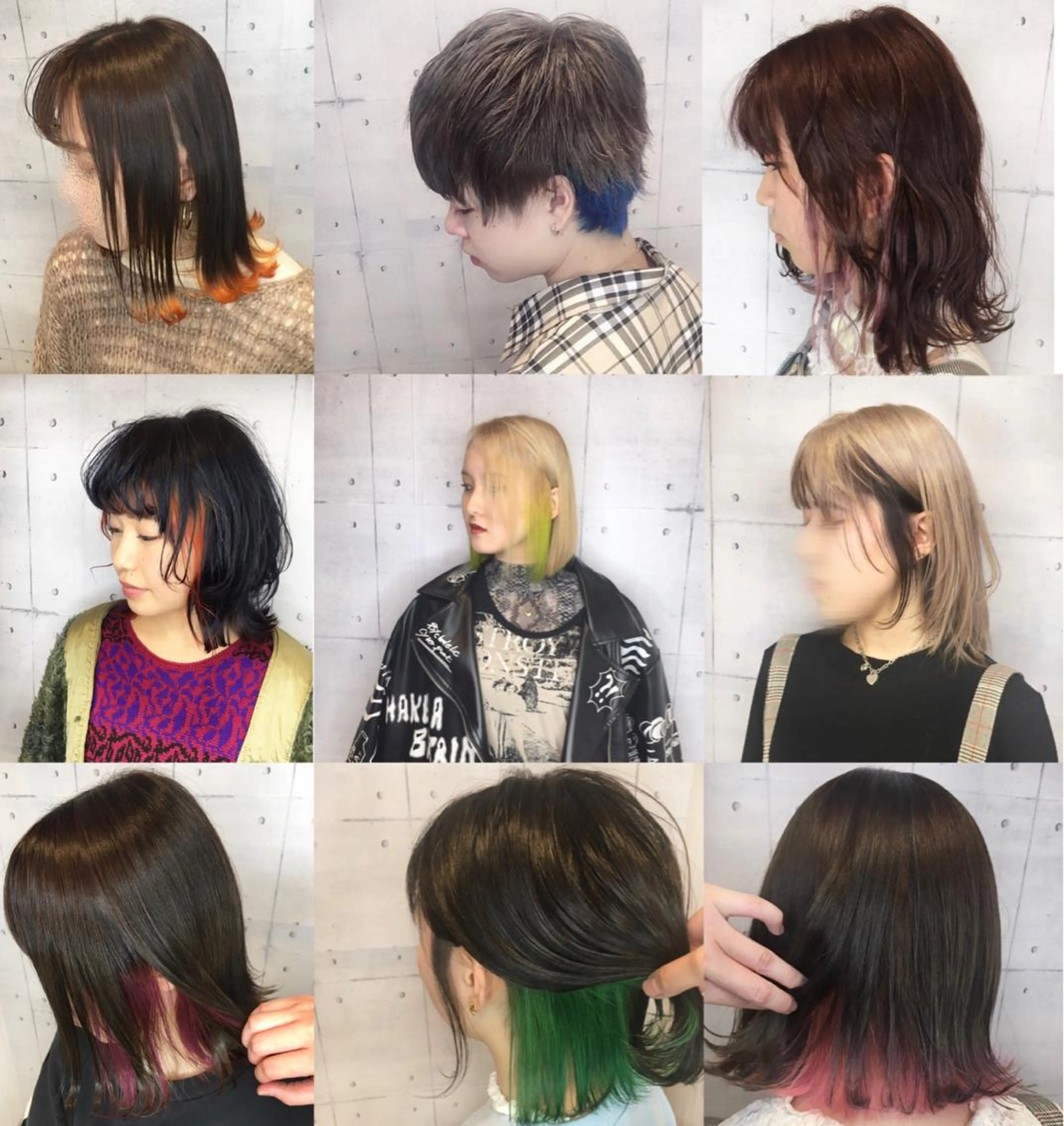 カラー カット ヘアカラー トリートメント 韓・中華美女ヘア 🇰🇷×🇨🇳のヘアスタイル