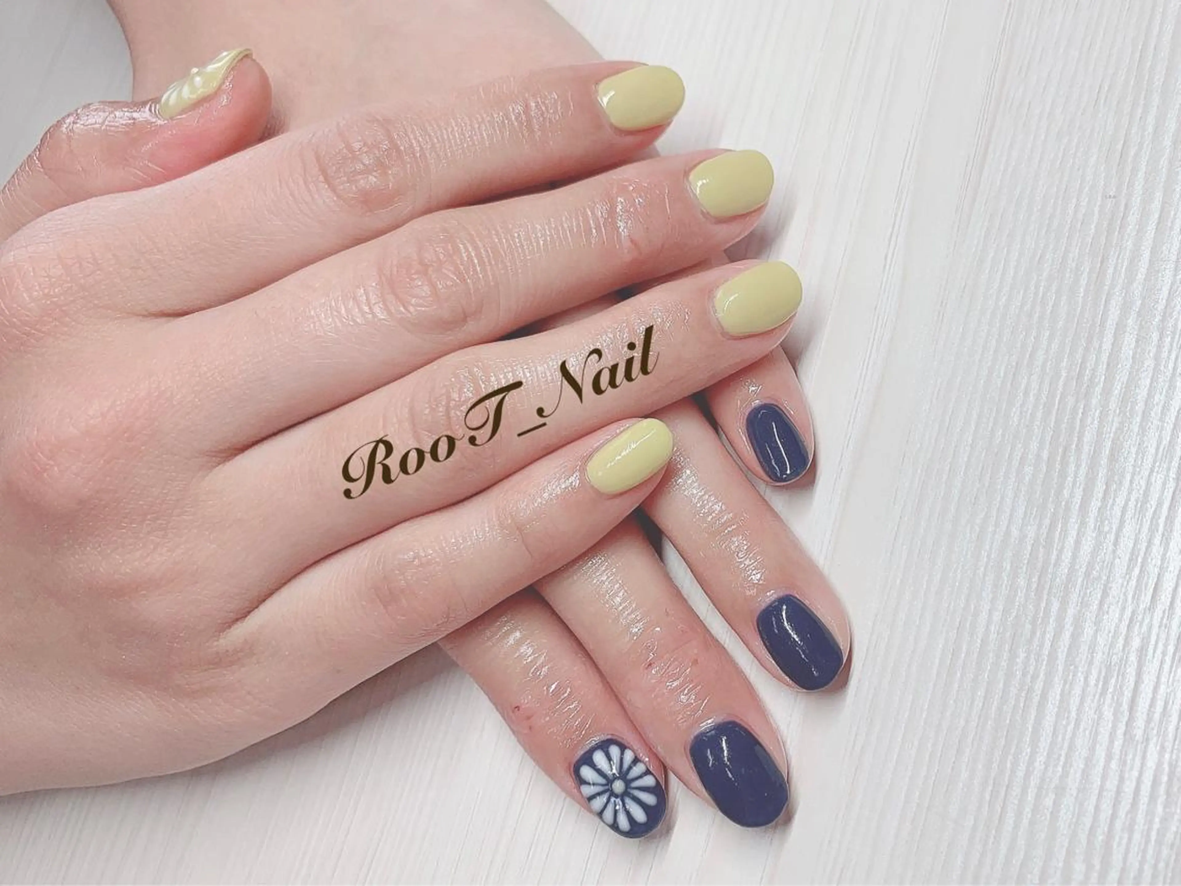 メンズ ネイル アートネイル クリアネイル ぷっくりネイル ハンドネイル RooT Nailのネイルデザイン