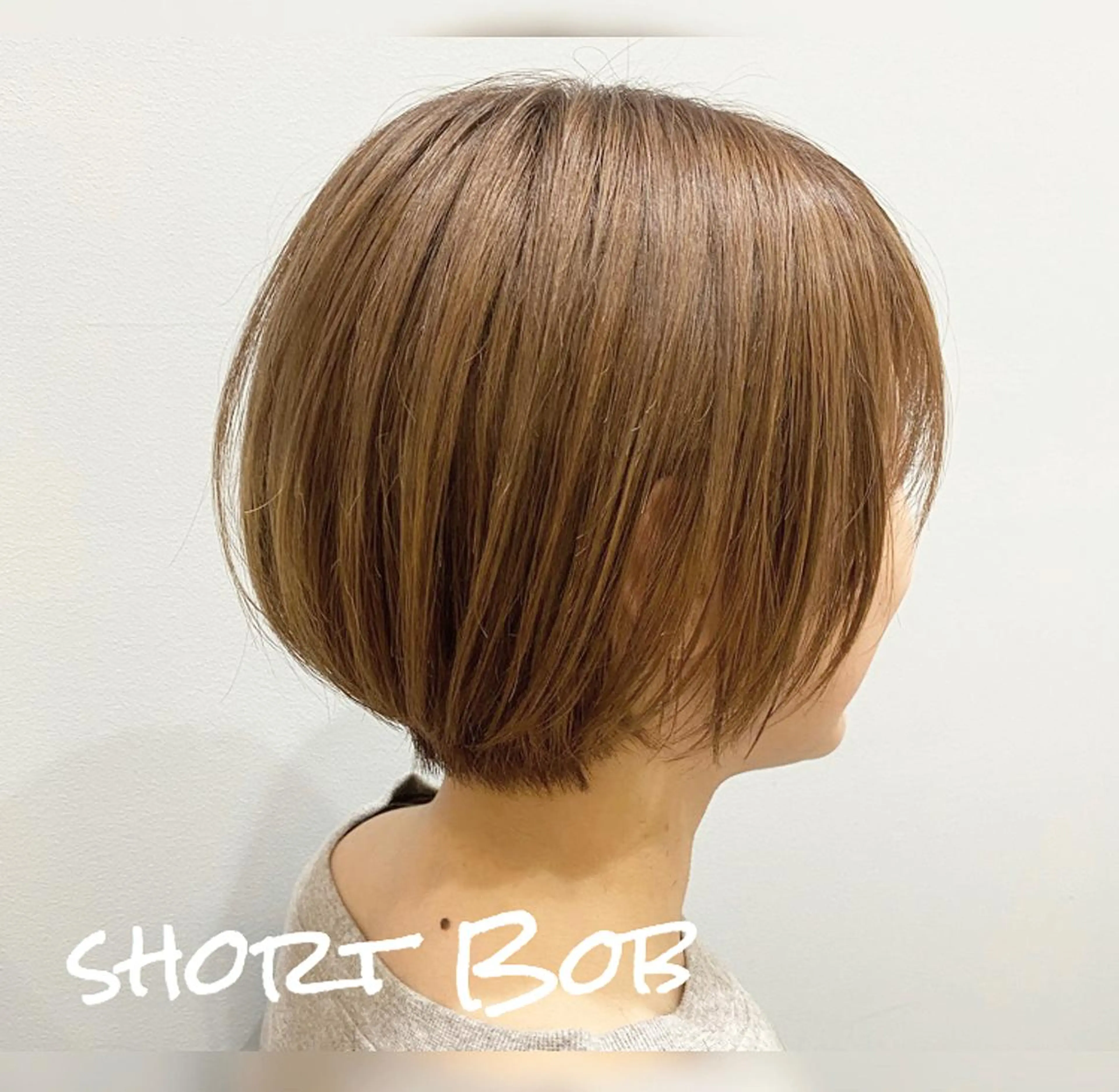 ショート カラー ショートボブ ベージュカラー ブリーチ ボブ ショートヘア 【浜松・豊橋】 ニシモトのヘアスタイル