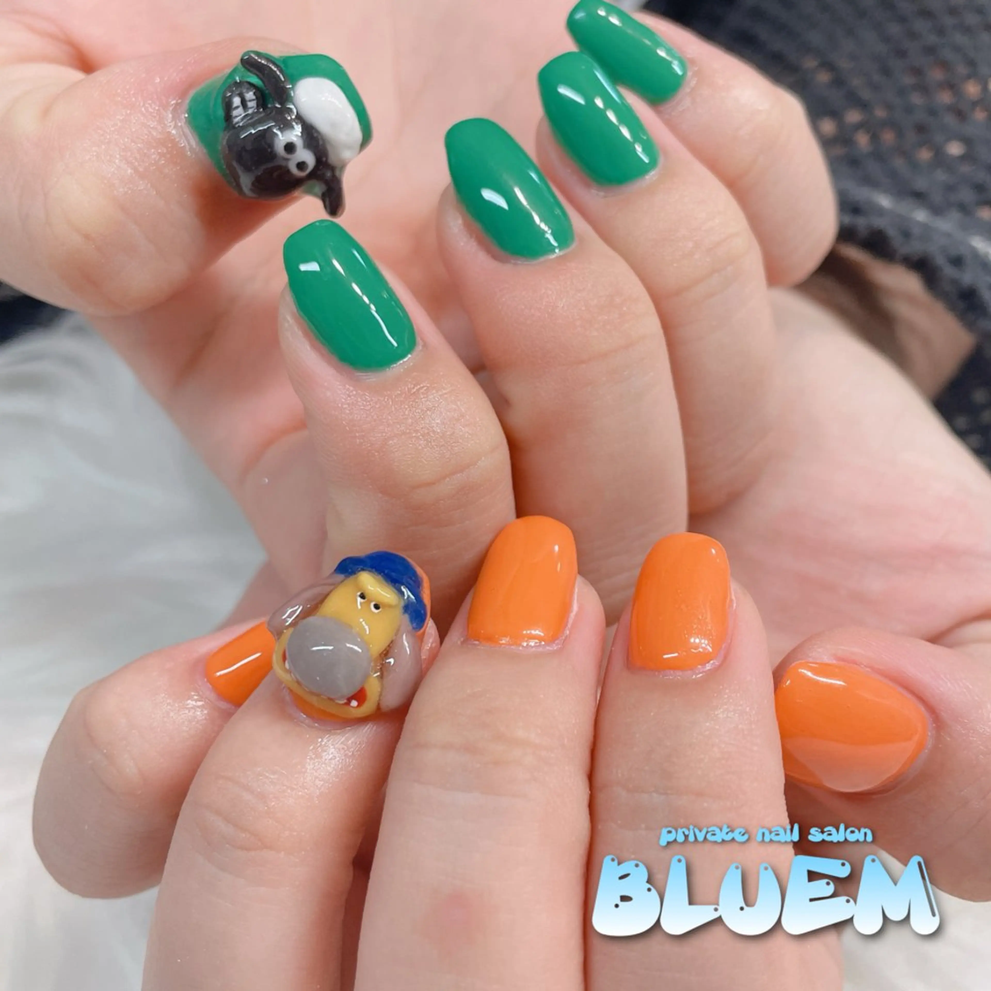 ネイル ハンドネイル ハンドケア BLUEM所属・BLUEM さやかのネイルデザイン