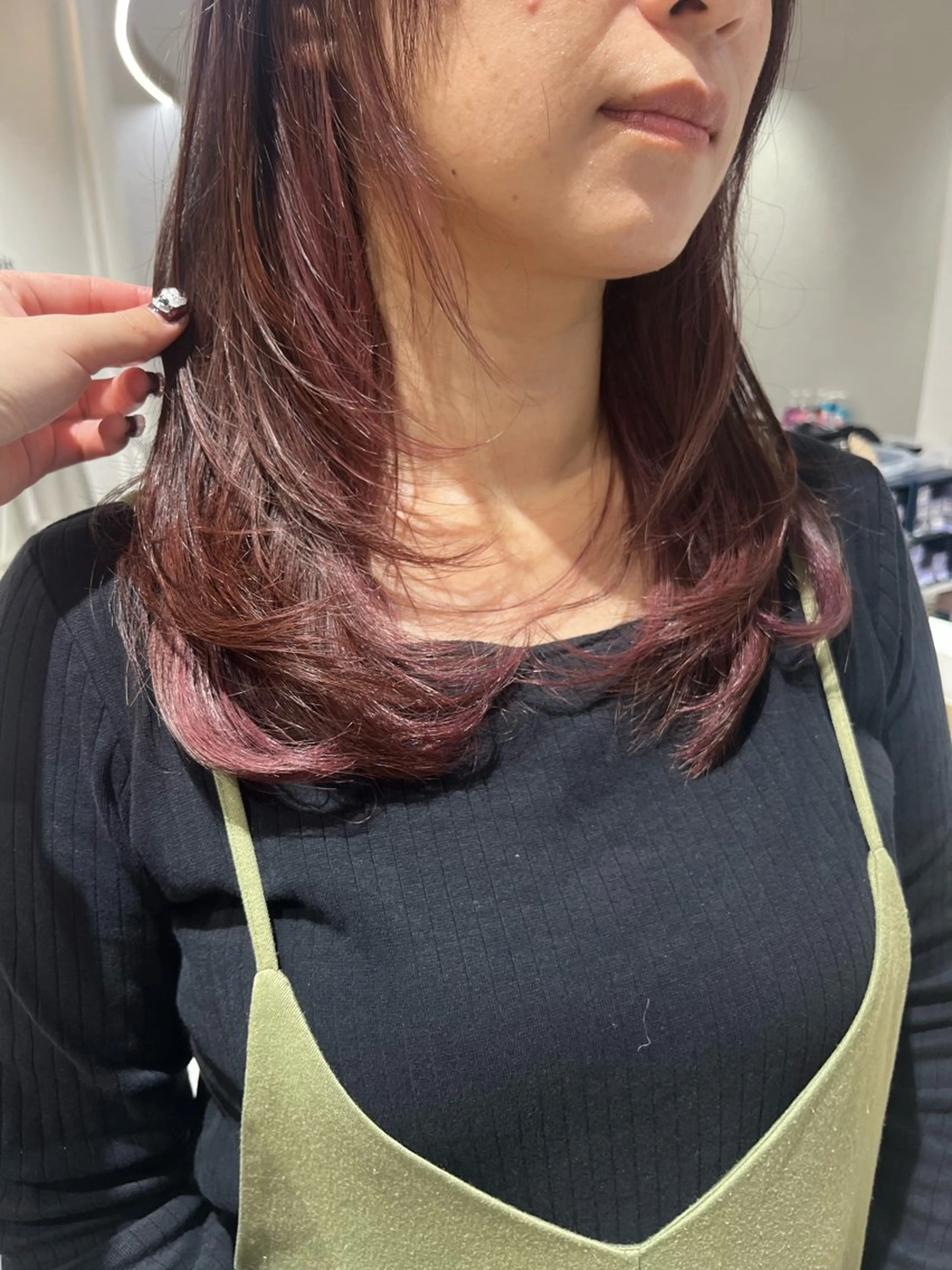 セミロング 海老名で可愛いを作る 🫧shuri🫧のヘアスタイル