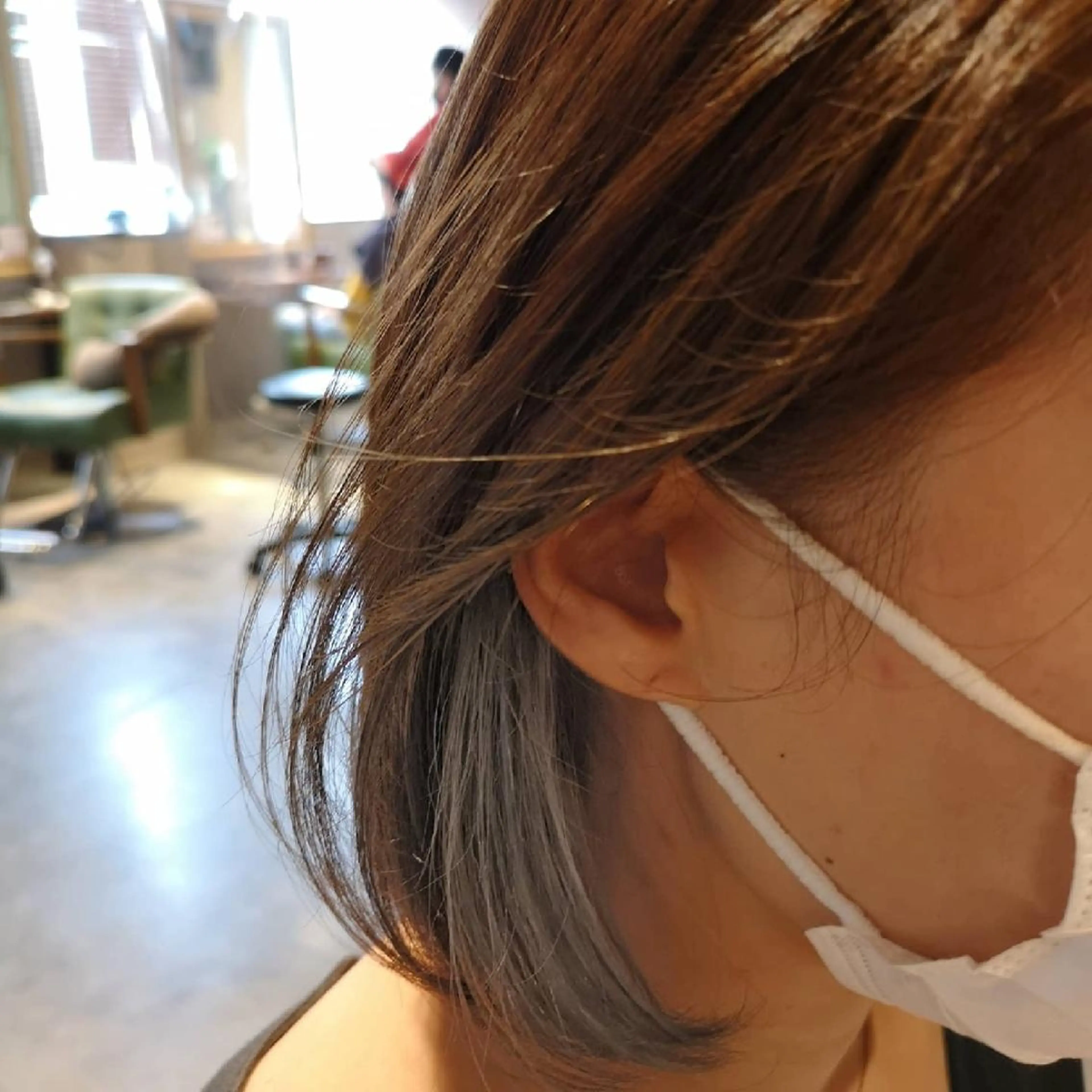 カラー ミディアム ブリーチ ケアブリーチ イヤリングカラー ボブ カット ヘアカラー トリートメント ✨艶髪✖癒し✨🍀 miyazawaのヘアスタイル