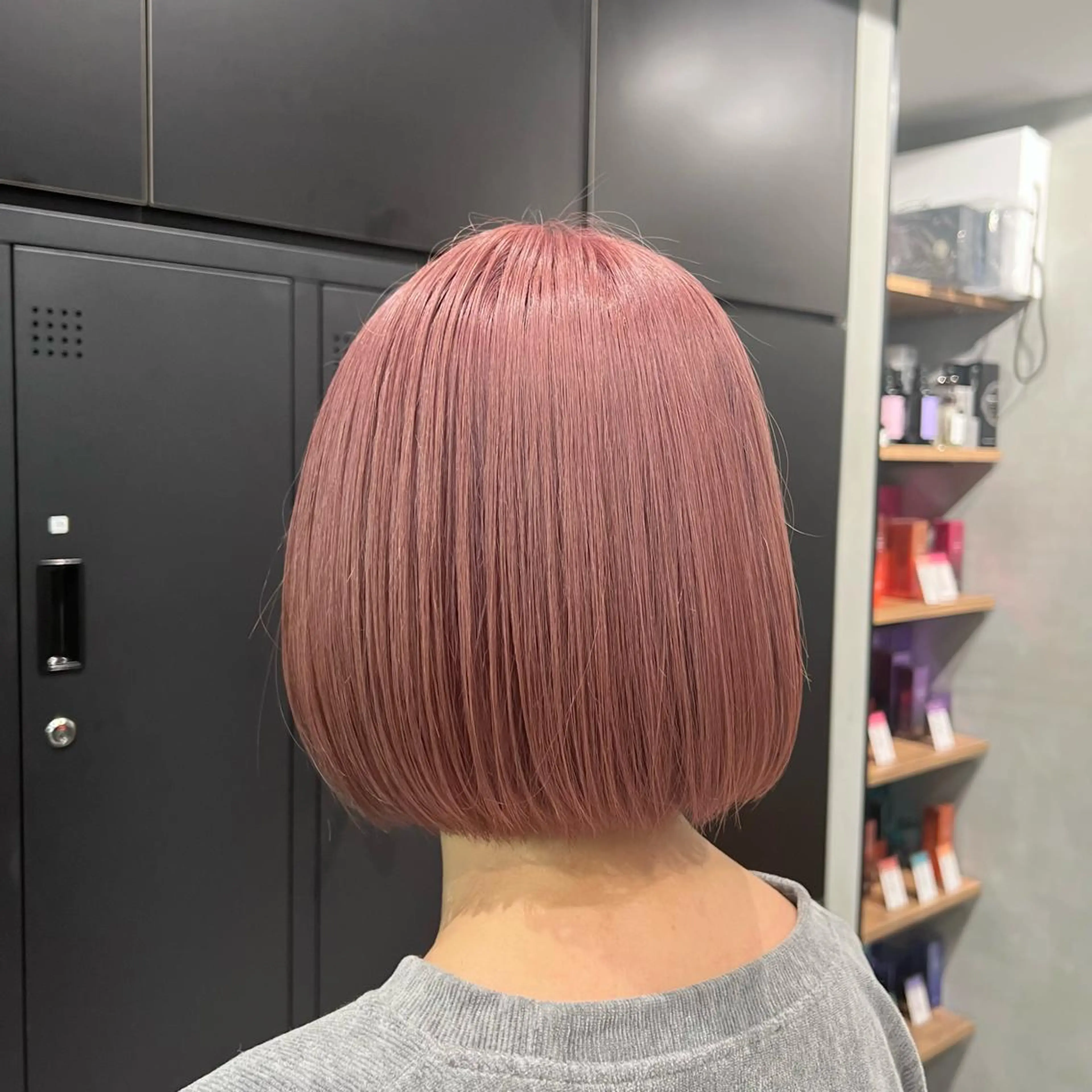 ショート カラー ハイトーンカラー ボブ ショートヘア カット ヘアカラー トリートメント 🌹似合わせカラー/ 酸性縮毛🌹野本麗奈のヘアスタイル