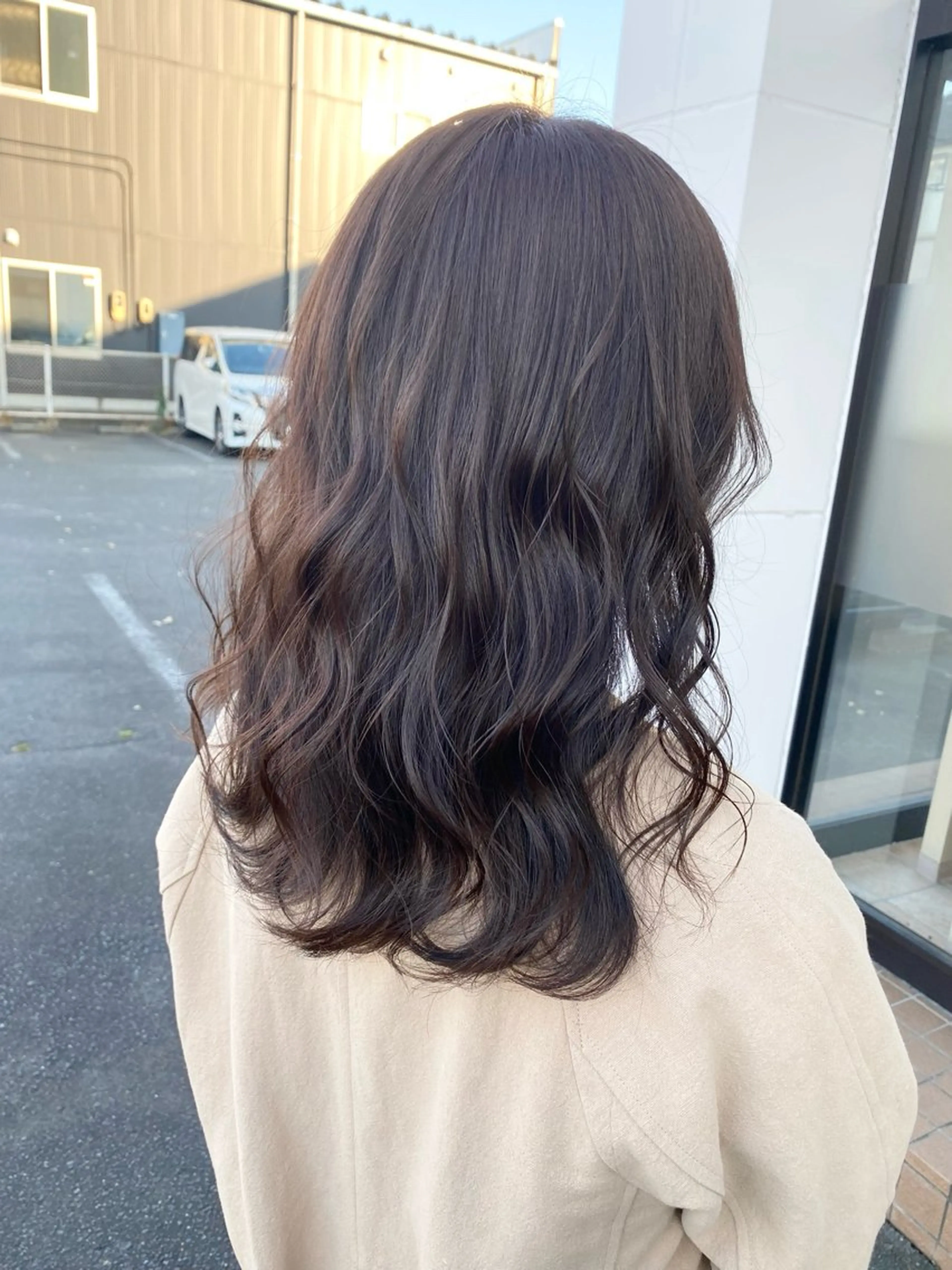 セミロング ヘアカラー トリートメント 🇰🇷韓国風顔周り NANAMI🇰🇷のヘアスタイル