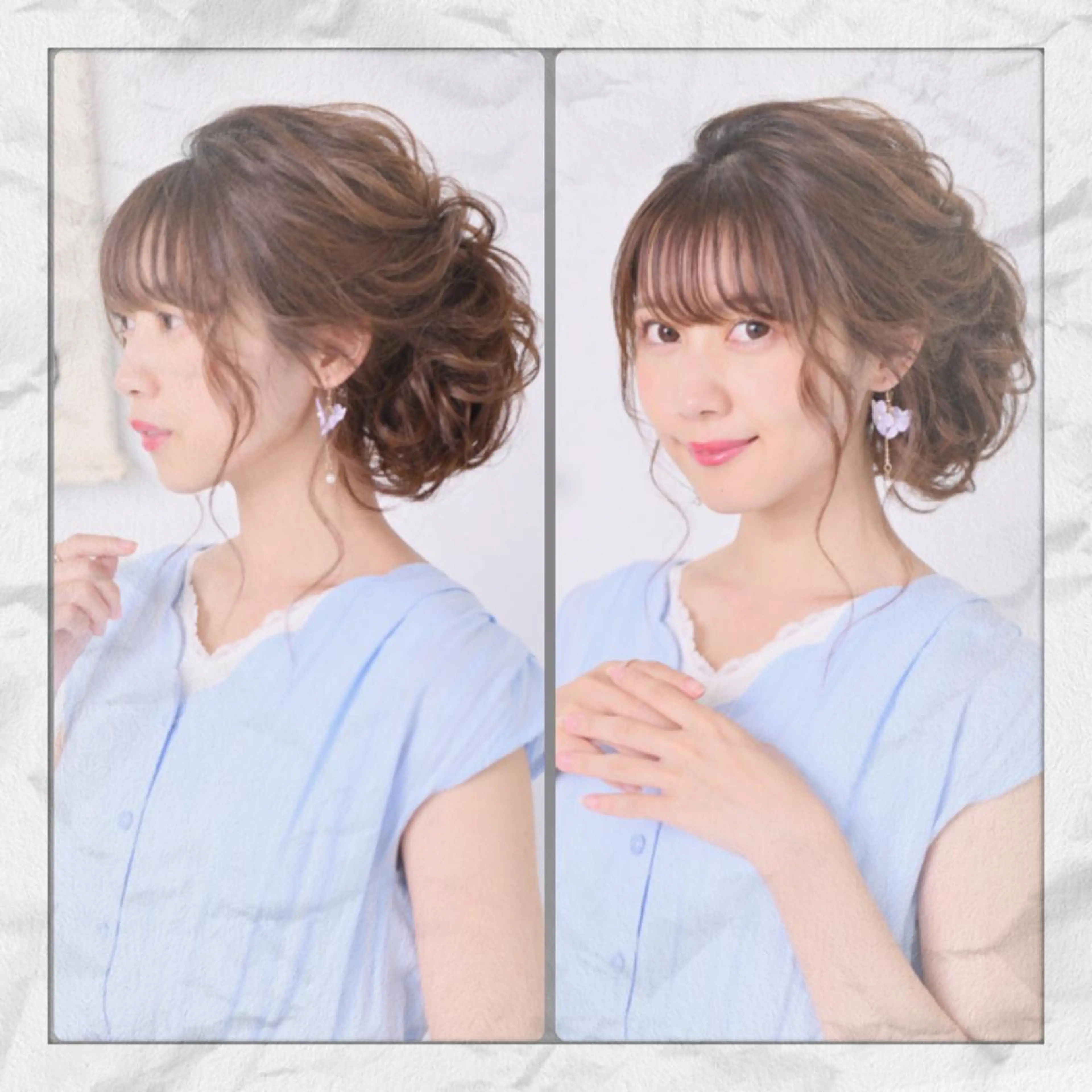 セミロング ヘアセット ヘアセット/着付け 𓇼 松本 夏美𓇼のその他イメージ
