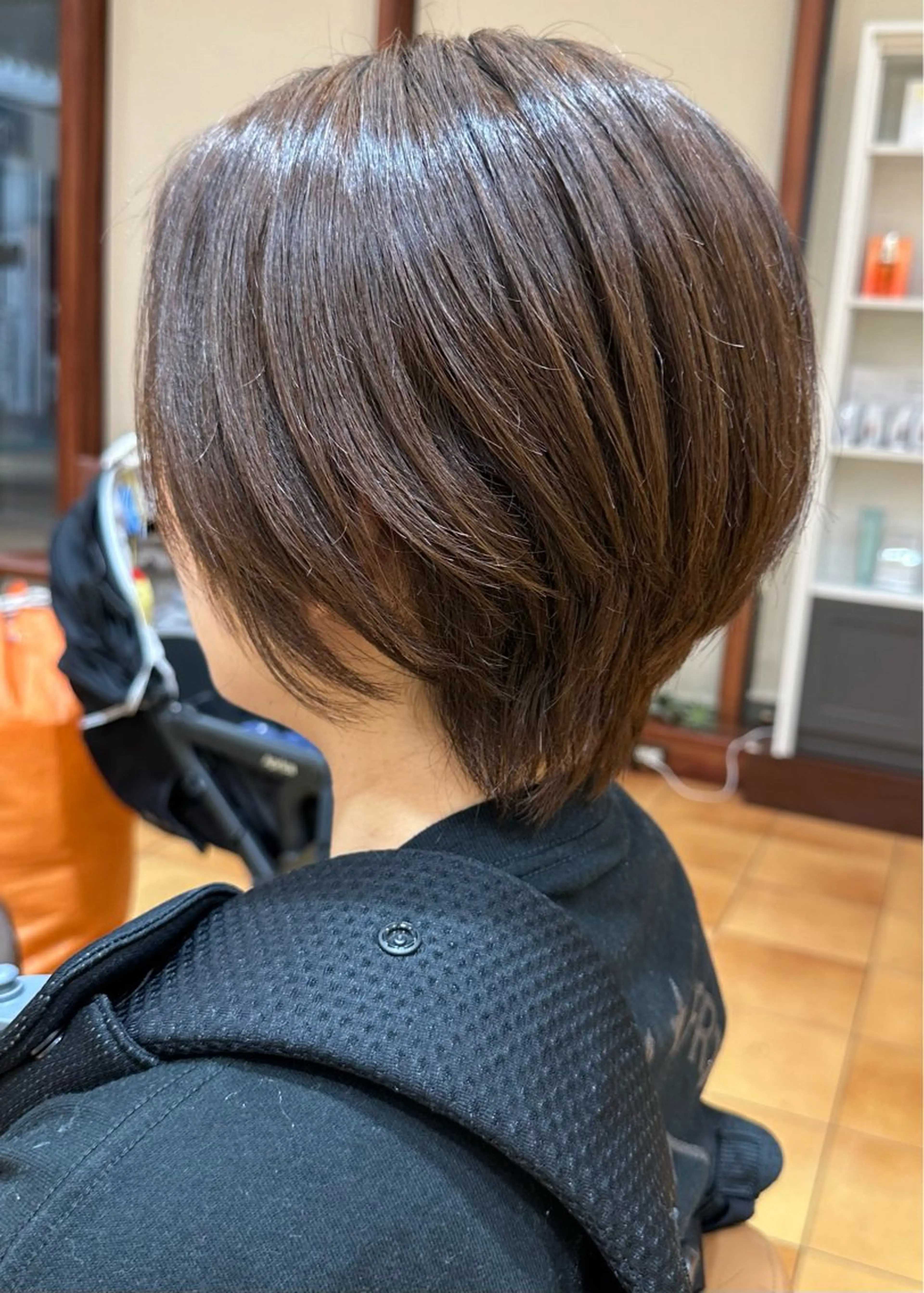 ショート カット トリートメント ヘッドスパ パーマボブ/丸みボブ /くせ毛/とういのヘアスタイル