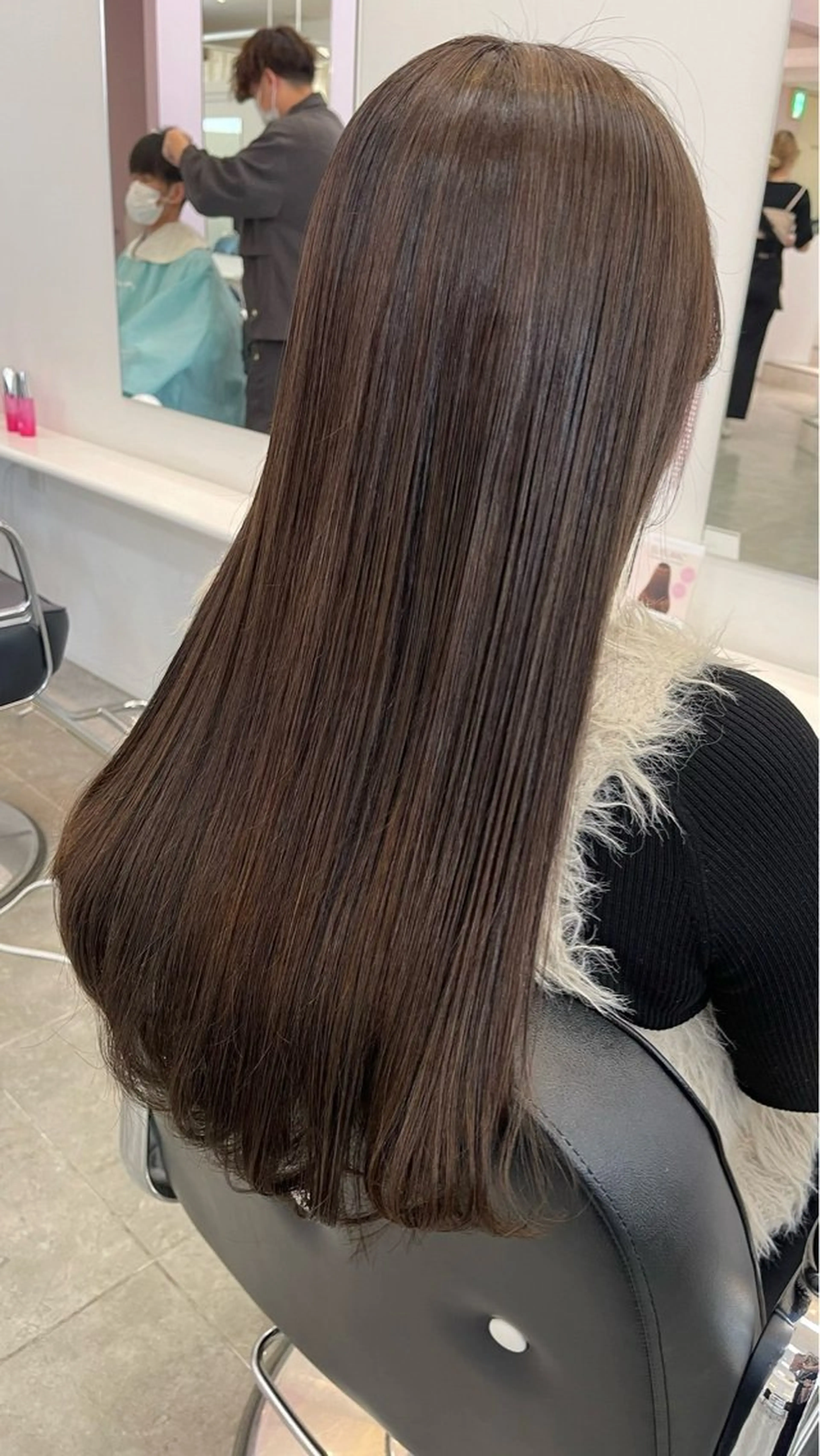 カラー ParveMix 🩶🫧入江 香名のヘアスタイル