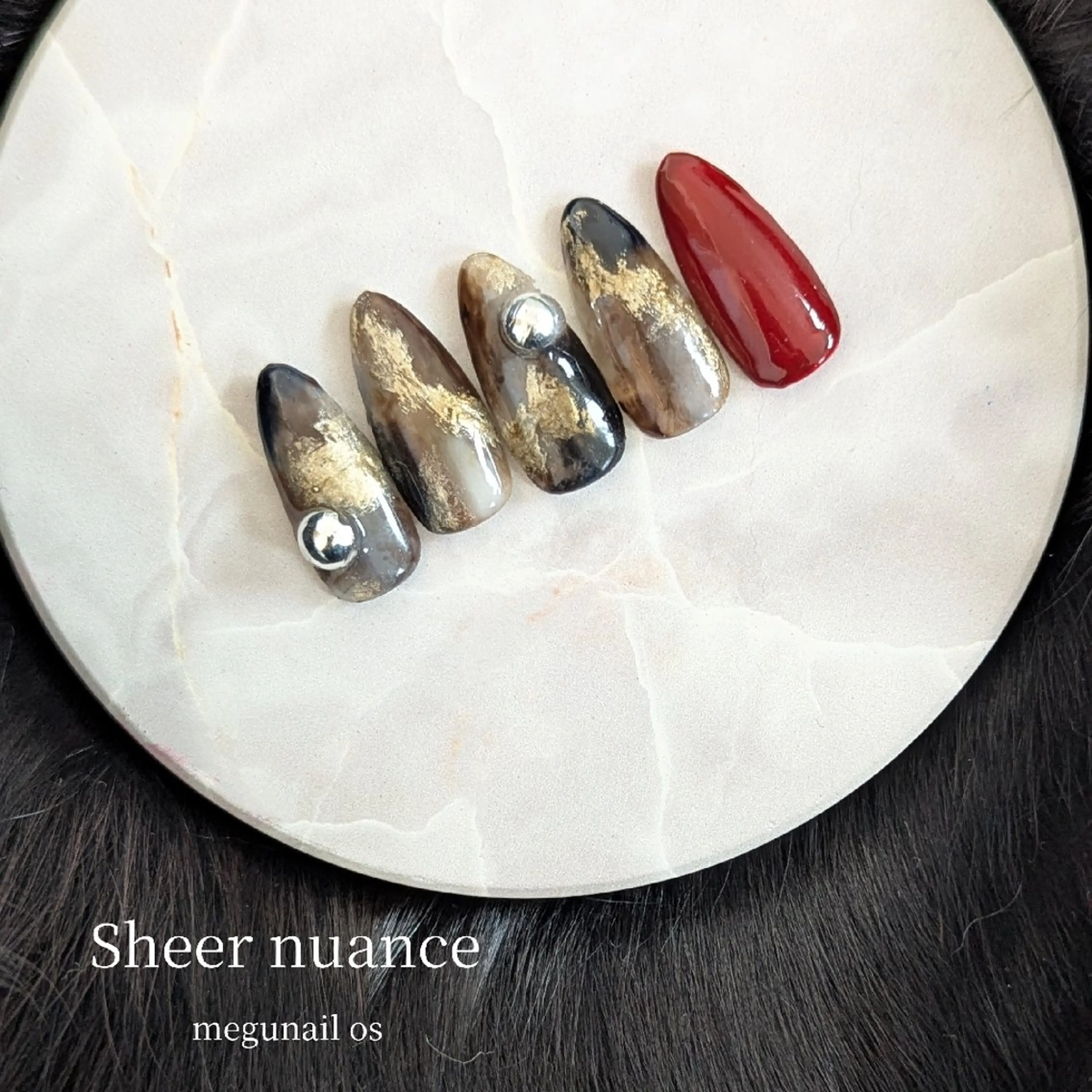ネイル ニュアンスネイル ハンドネイル aycnail 　Ayakaのネイルデザイン