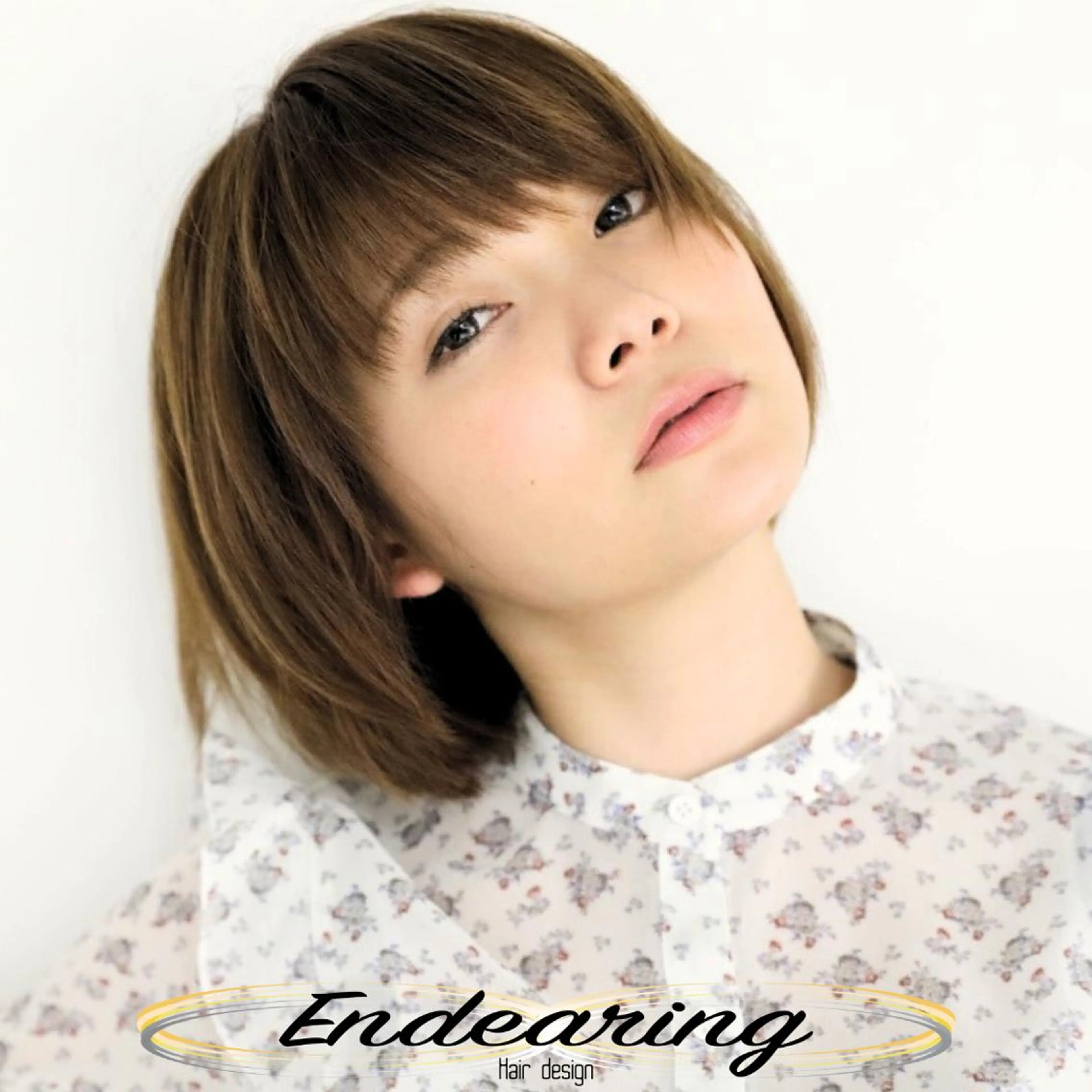 カラー ショートボブ ベージュカラー 透明感カラー ボブ カット ヘアカラー Endearing 銀座/YOKOのヘアスタイル