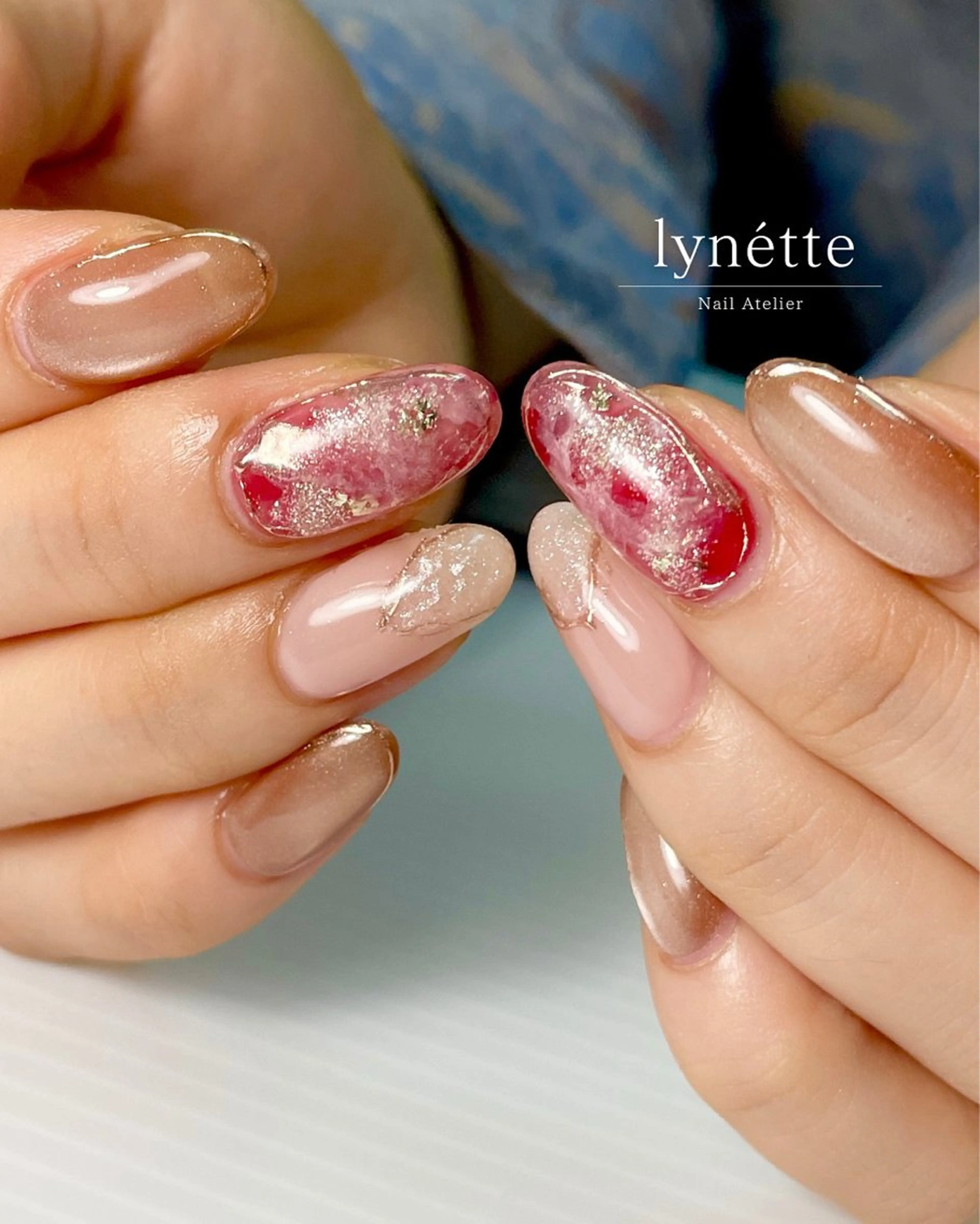 ネイル Nail Atelier lynétte所属・lynétte 那覇ネイルサロンのネイルデザイン