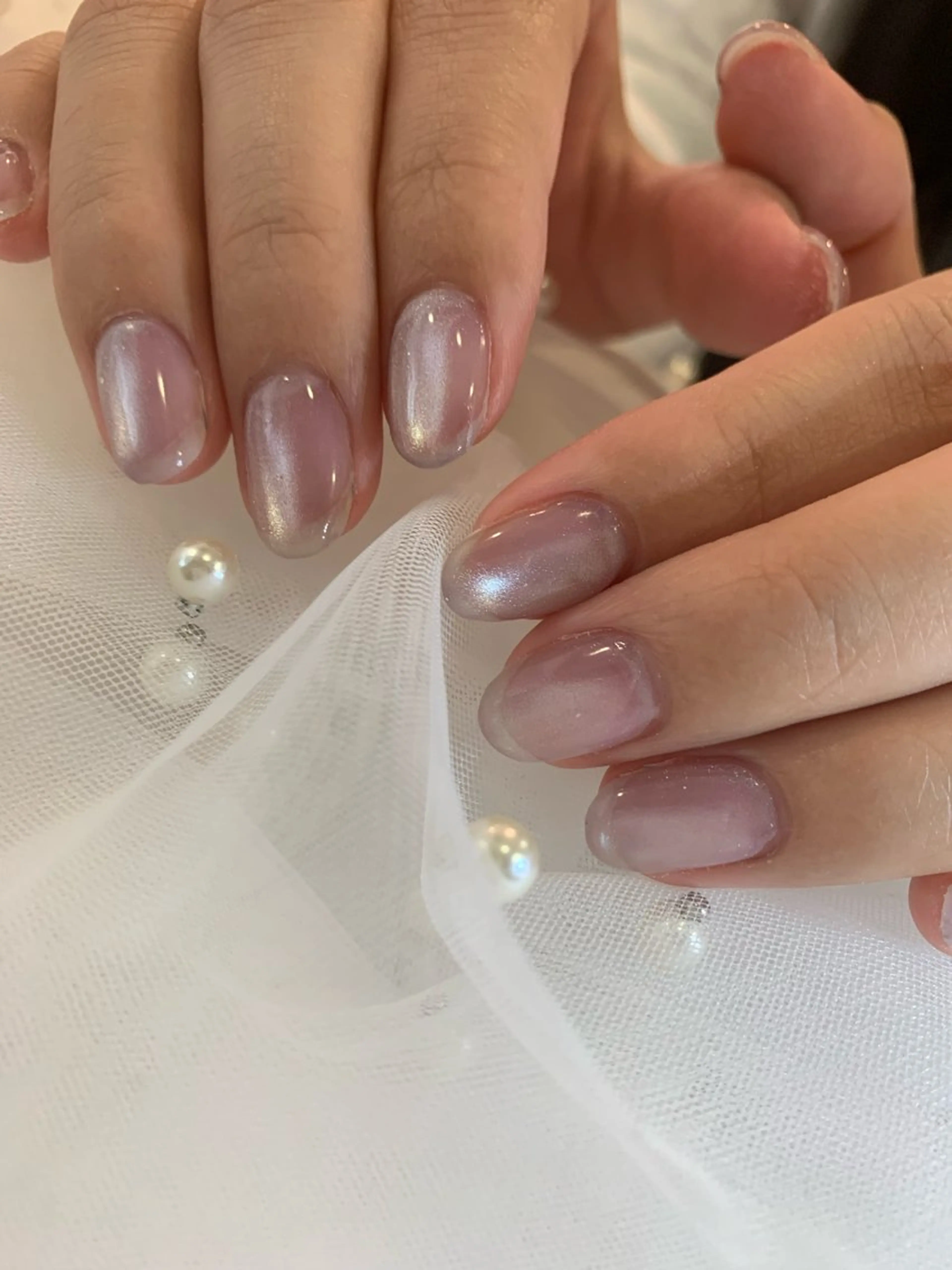 ミディアム NAIL SALON FLOR所属・キラキラネイル/ 韓国ネイルMAKIのネイルデザイン