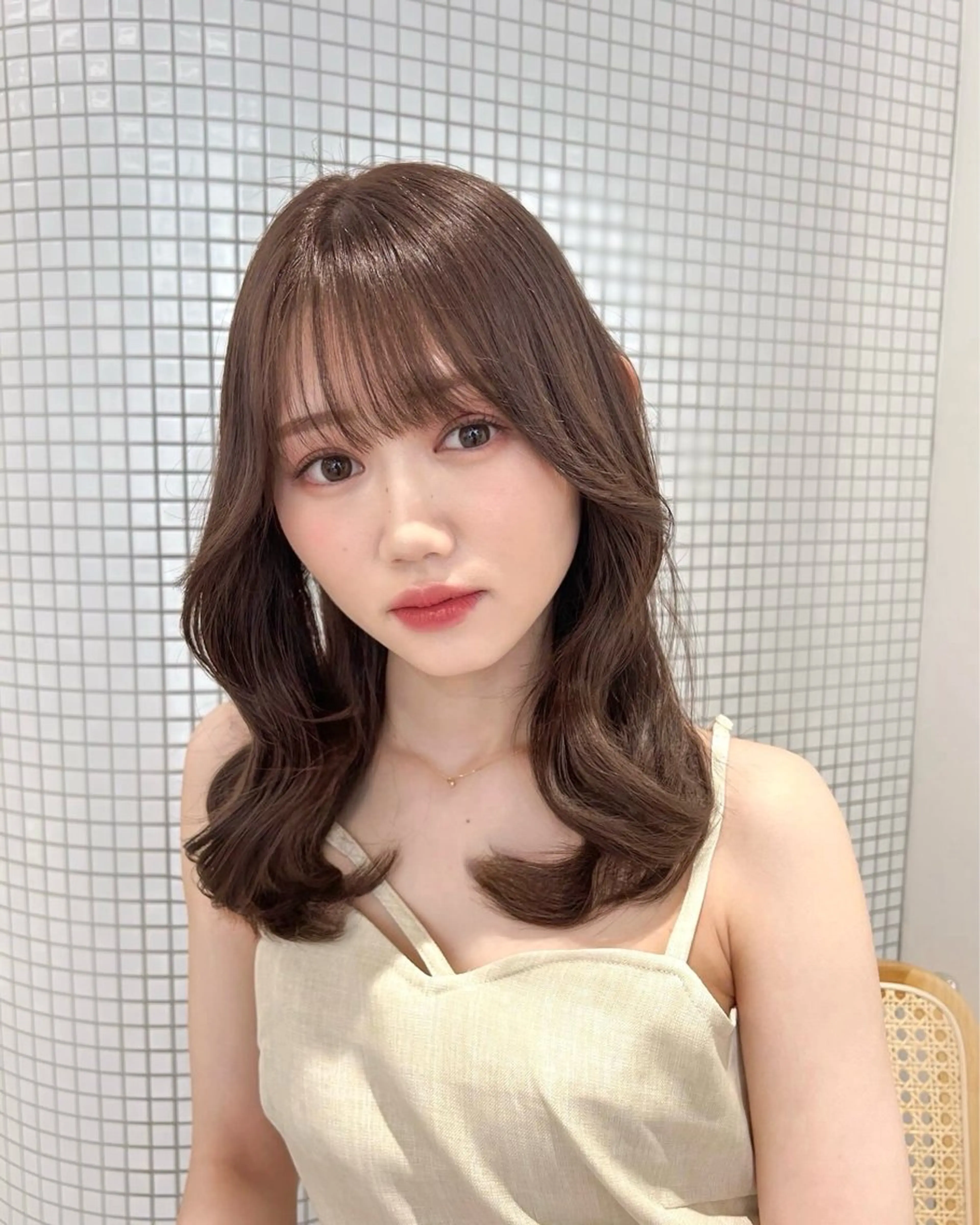 セミロング ミディアムヘア Chifumiのヘアスタイル