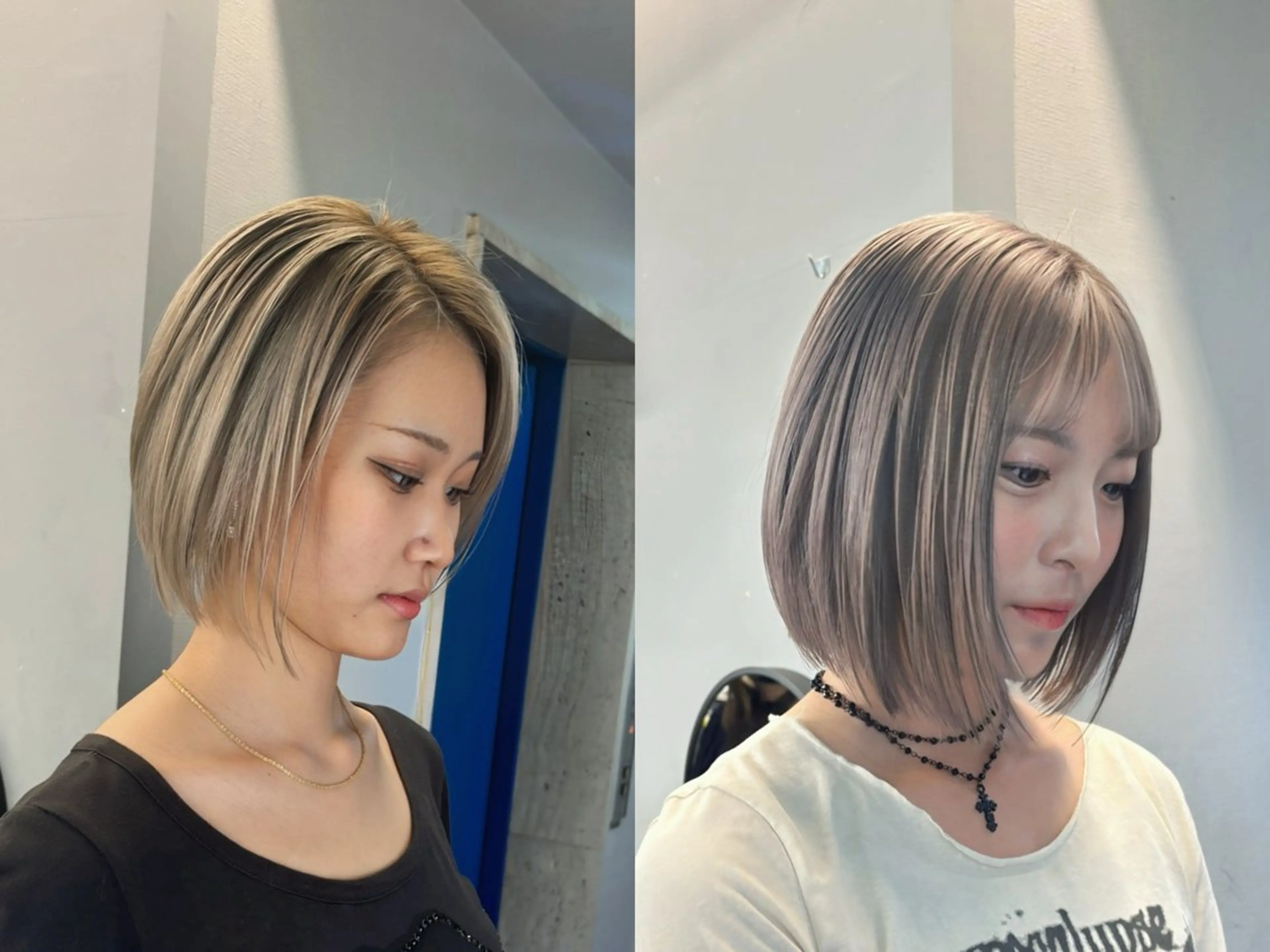 前髪カットの写真