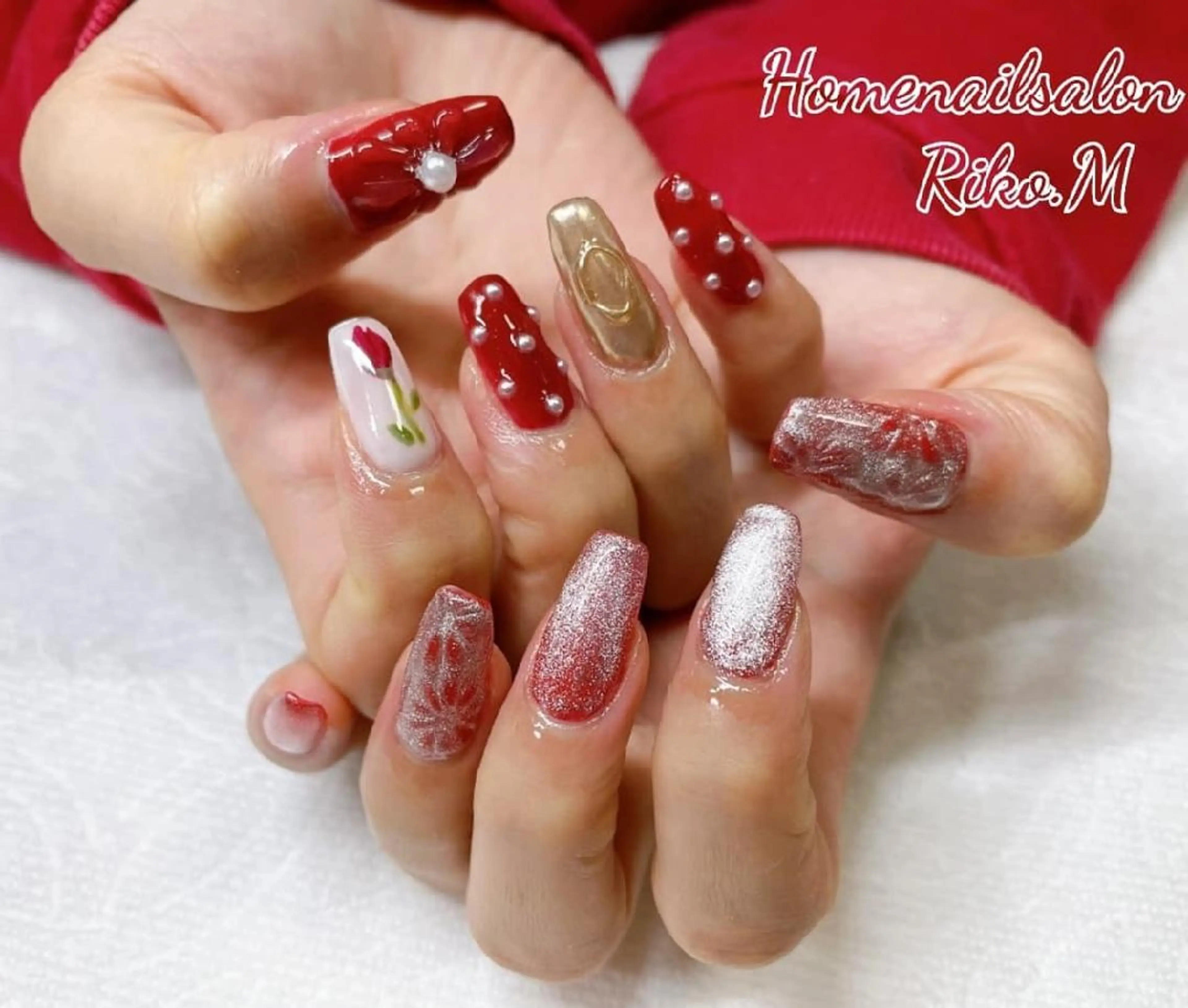 ネイル マグネットネイル nailsalon Riko.Mのネイルデザイン