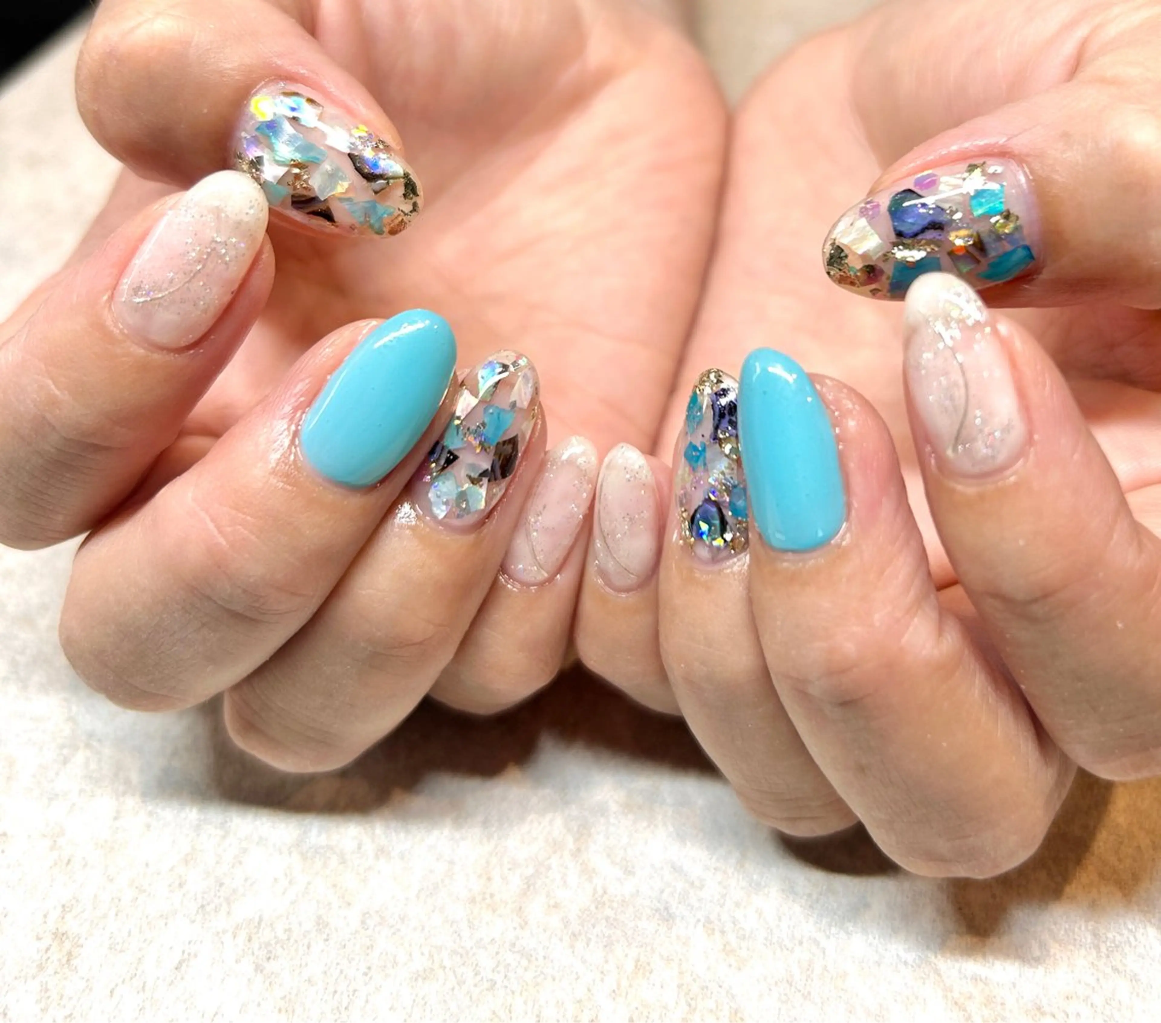 ネイル ブルー N.style所属・Ｎ. styleのネイルデザイン