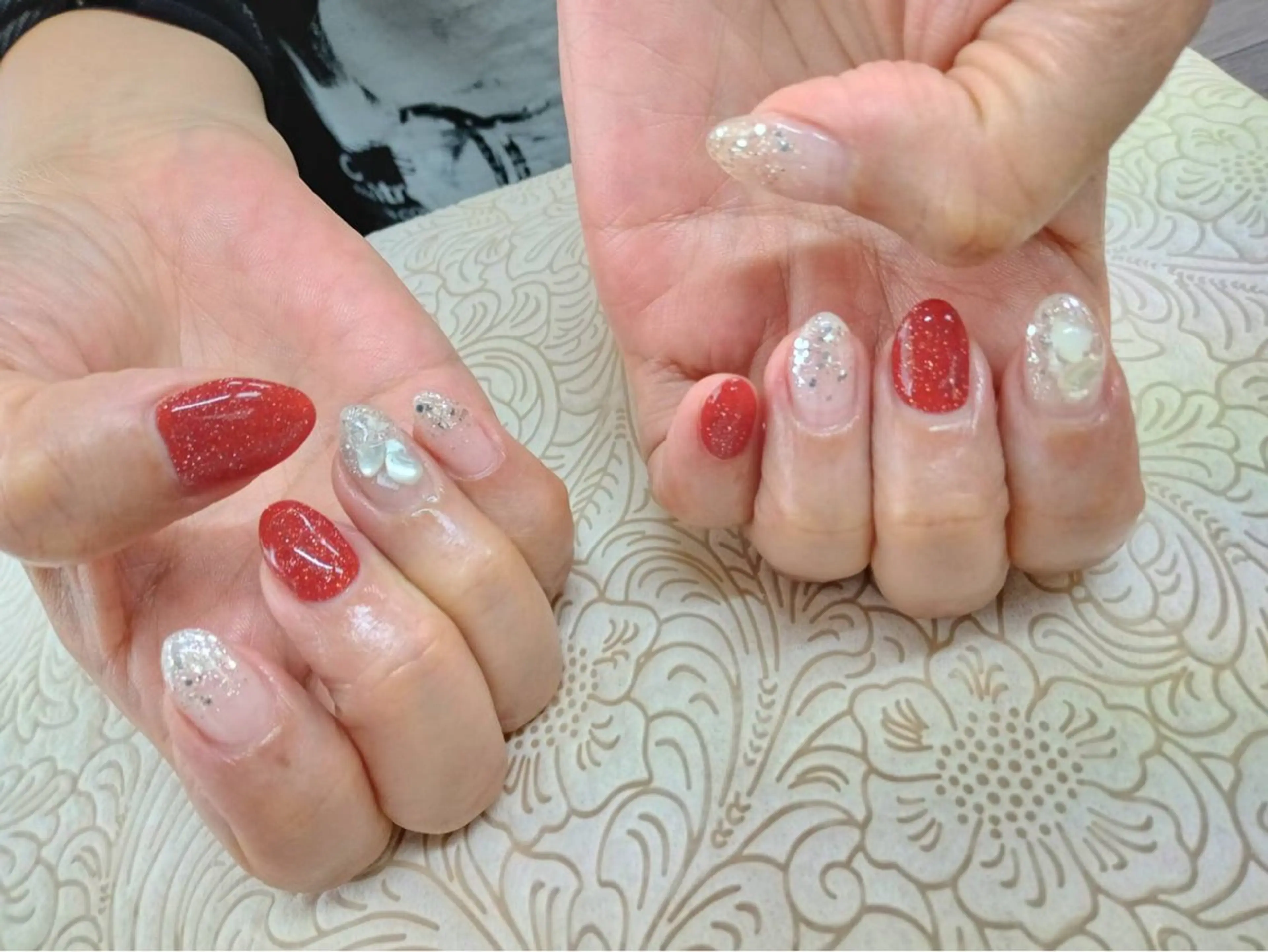 ネイル フラワーネイル ハンドネイル precious nail room所属・precious nail  roomのネイルデザイン