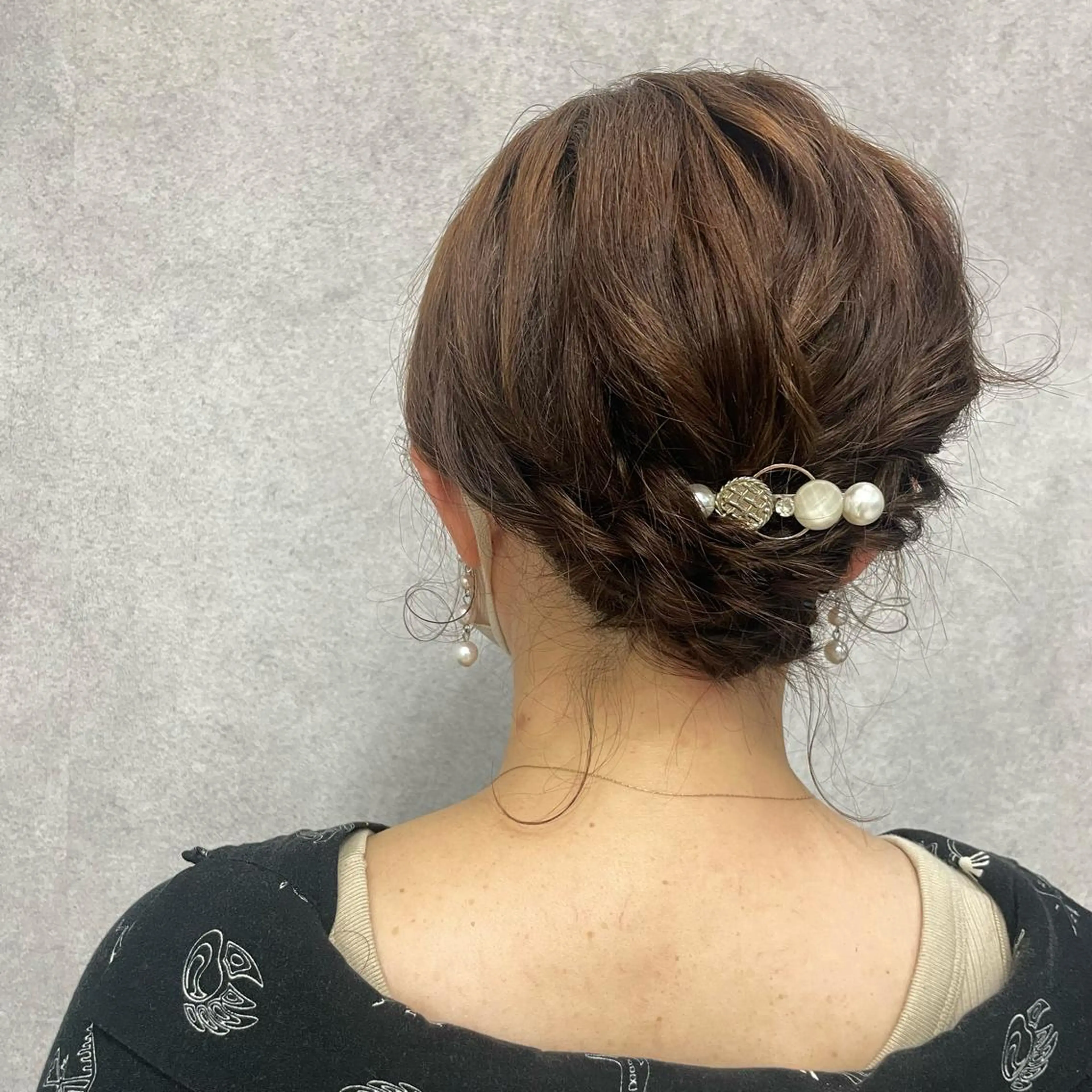 ヘアアレンジ ボブ ヘアセット hair salon【クラン】のヘアスタイル