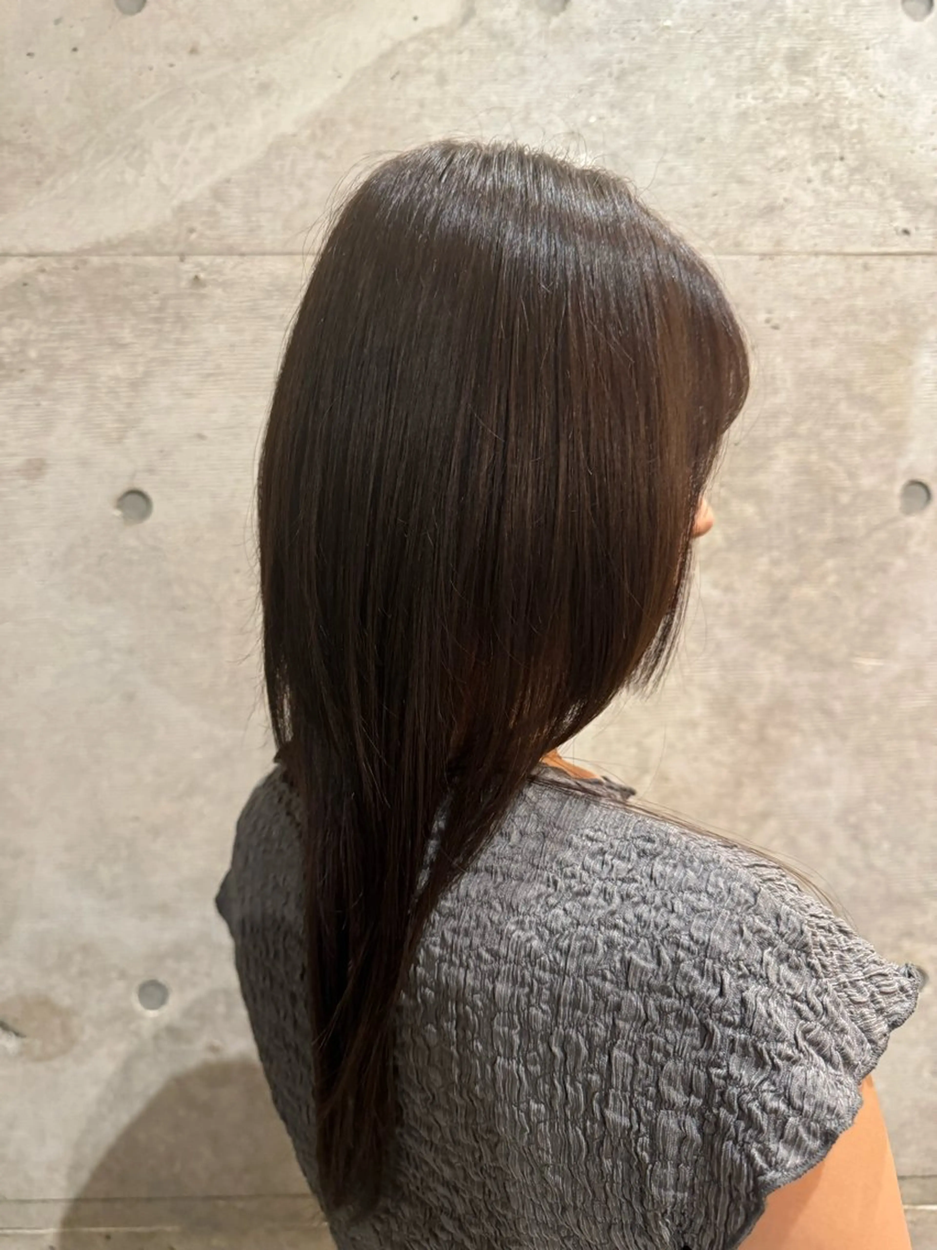 セミロング 髪質改善 トリートメント Luxe表参道 髪質改善　奈良のヘアスタイル