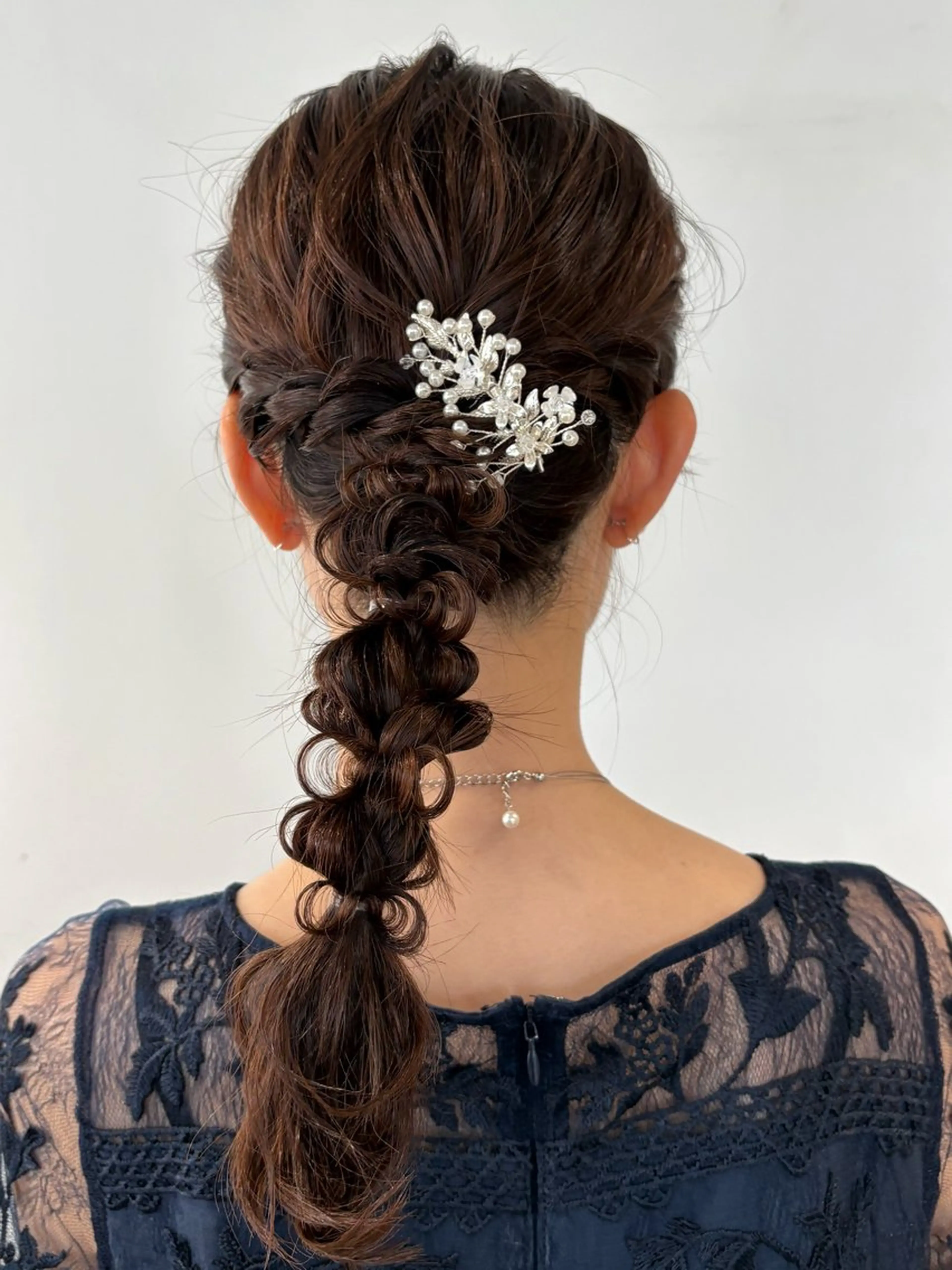 セミロング ヘアセット 西村 清花のヘアスタイル