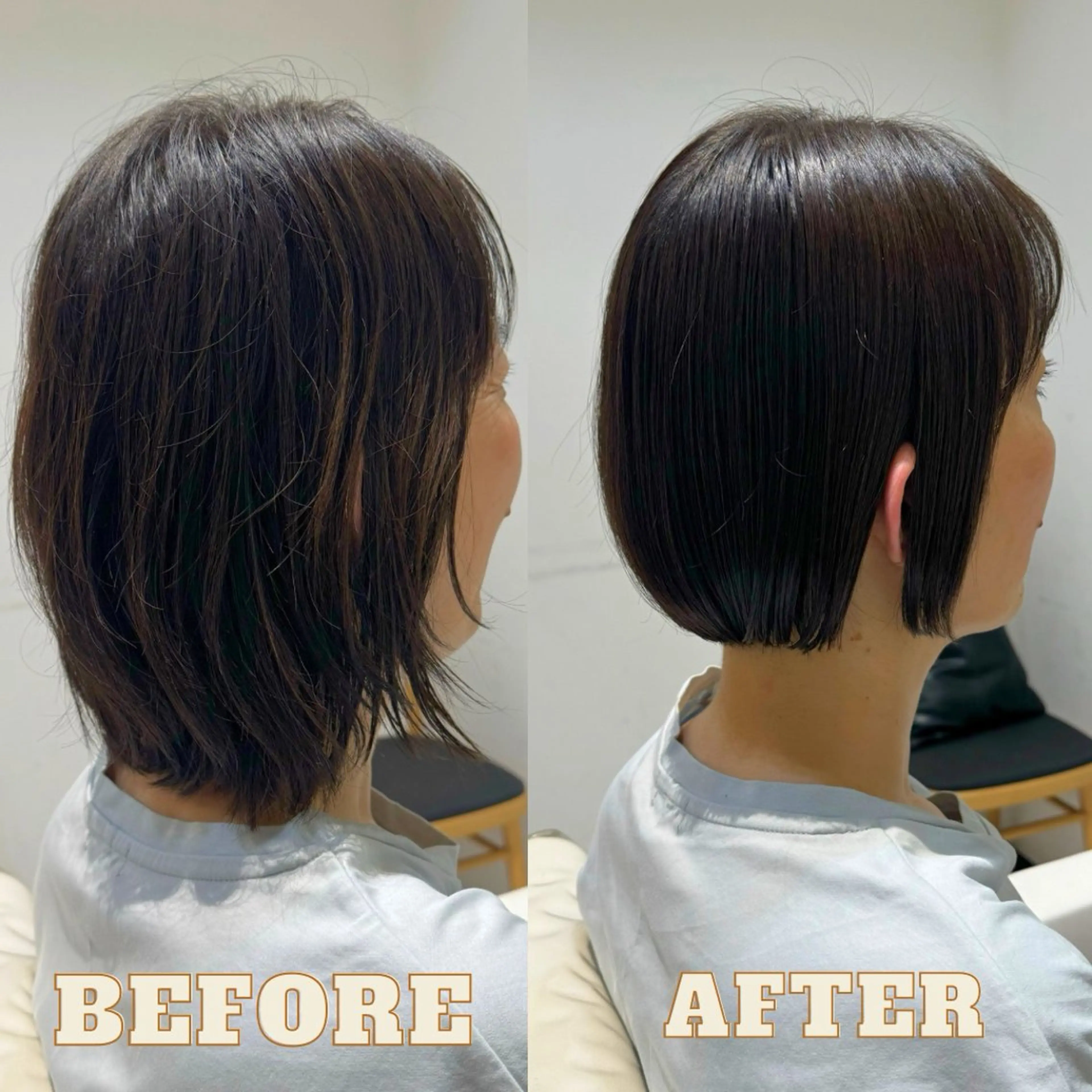 ショート カット トリートメント YASU🍎ボブ/ 赤系カラー/髪質改善のヘアスタイル