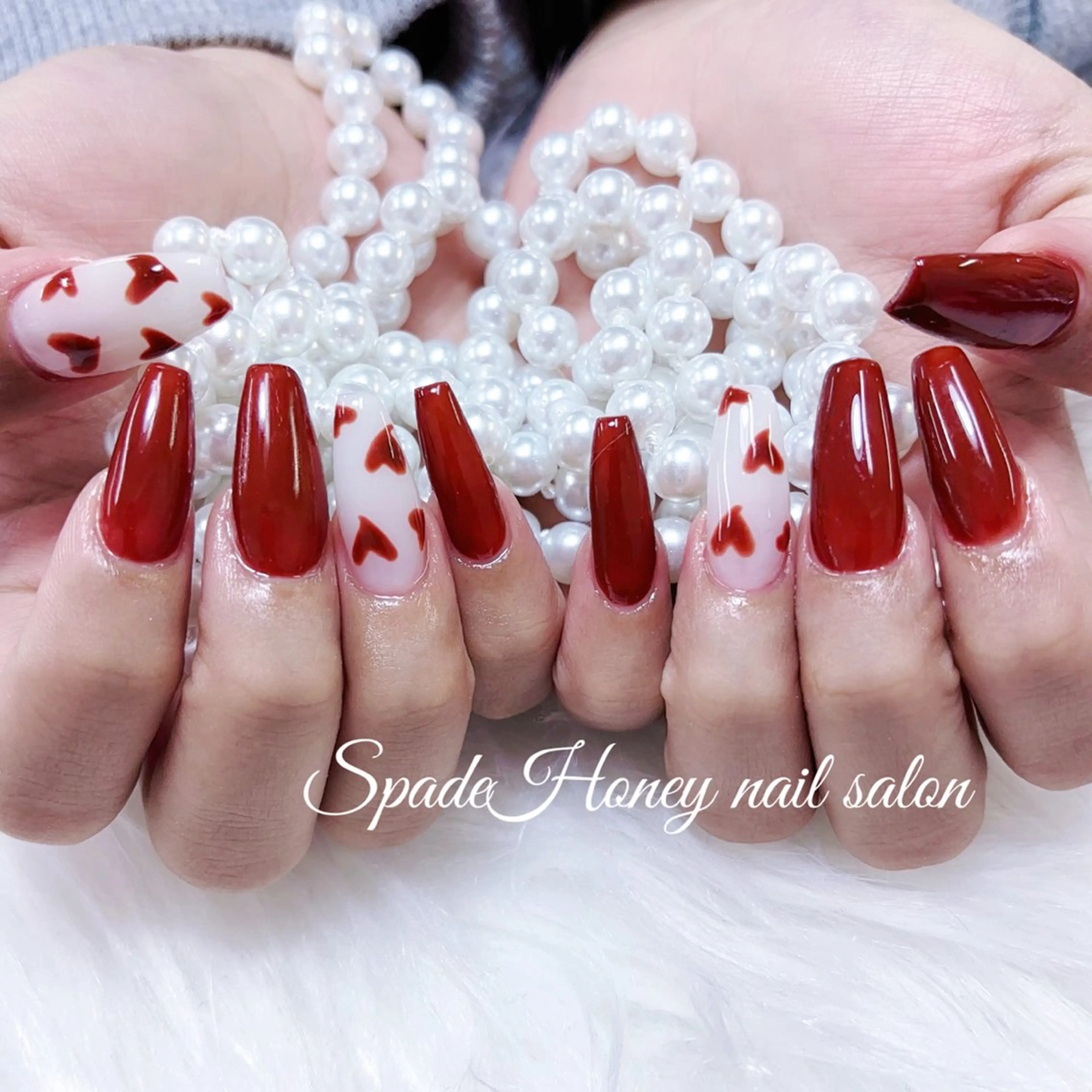 ネイル ハンドネイル ハンドケア SpadeHoney ♠️✨のネイルデザイン