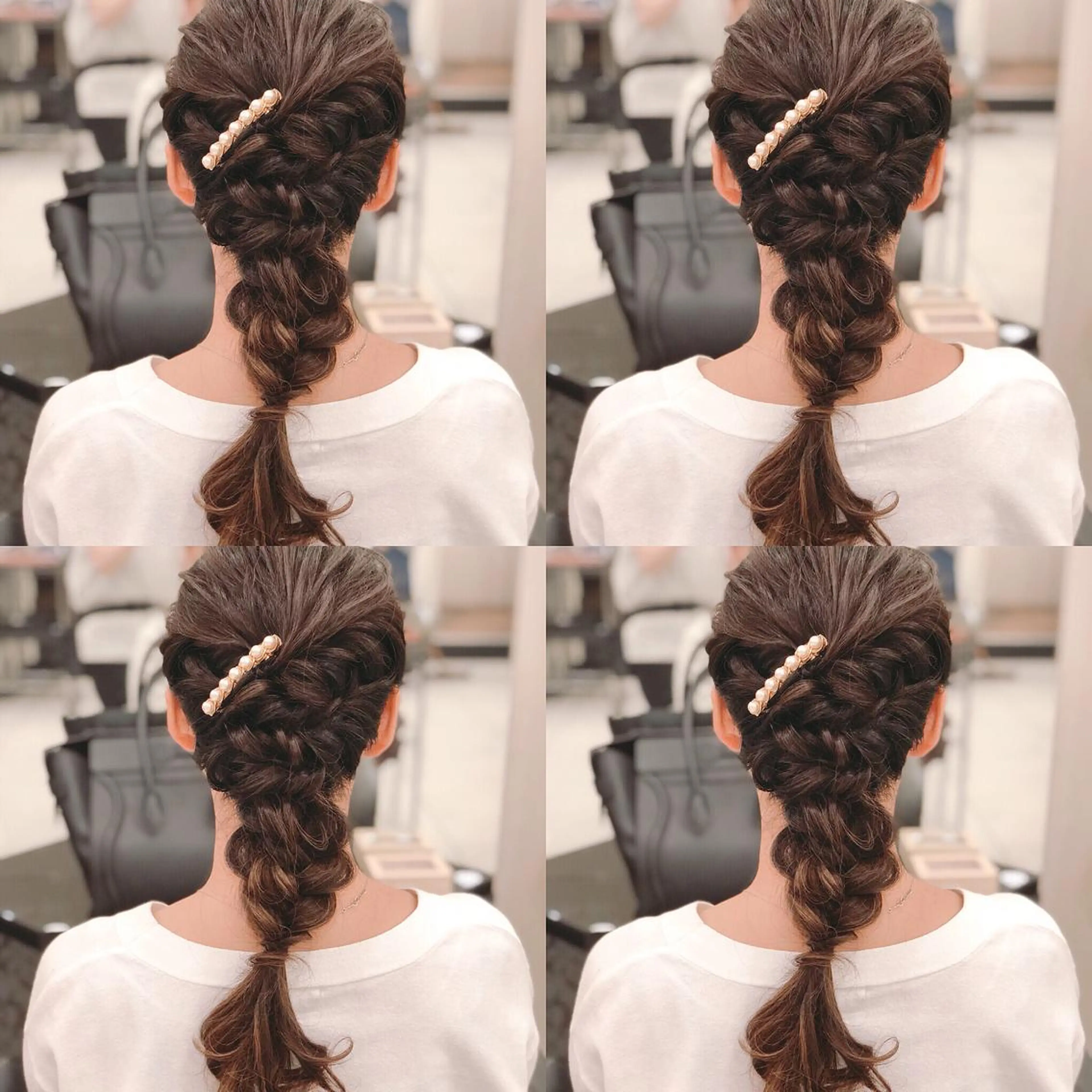 セミロング ヘアアレンジ ヘアセット 🌷MAYU 🌷のヘアスタイル