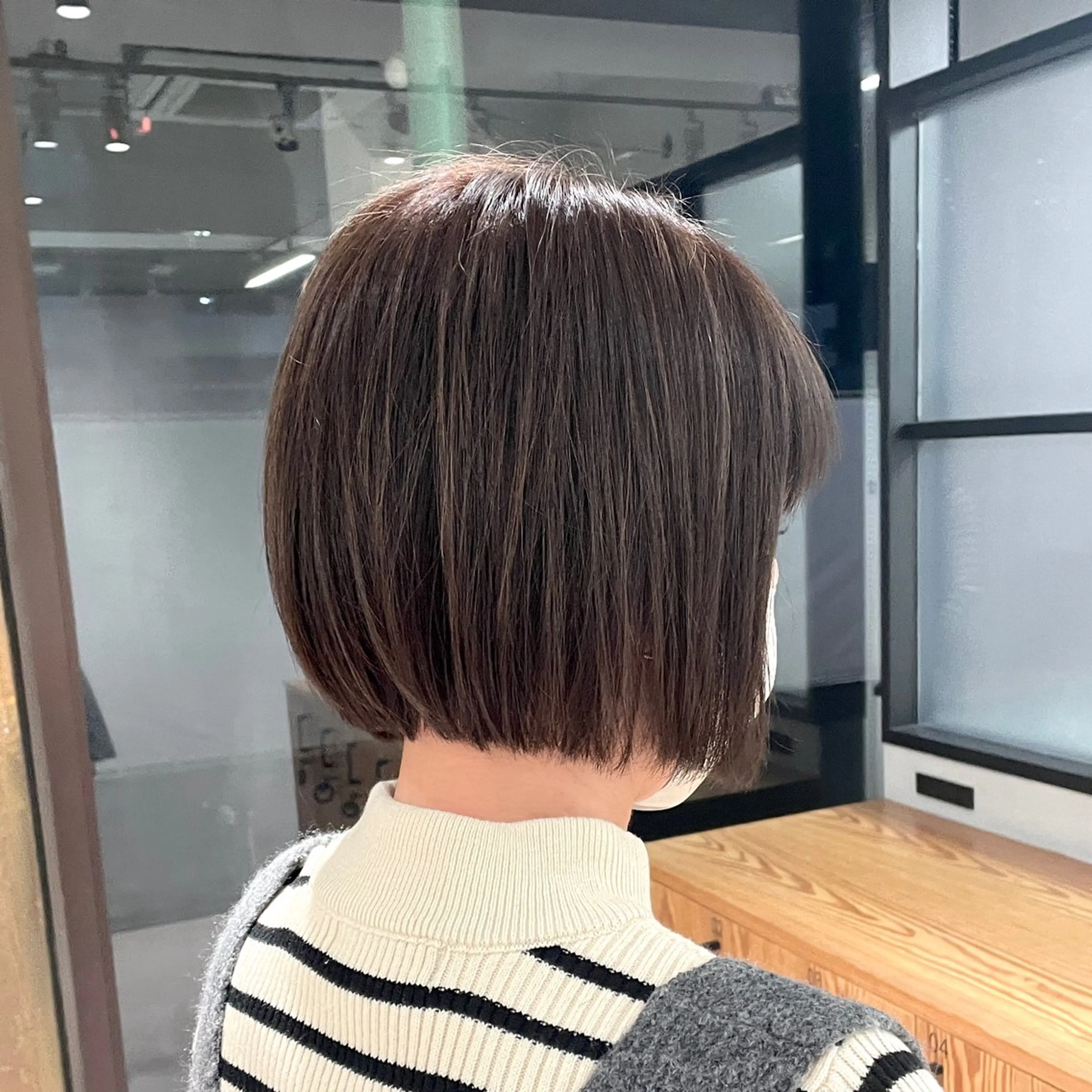 ショート カラー ハイライトカラー ハイライト ヘアカラー ヘッドスパ DX SHARE SALON所属・matka白髪ぼかし 大人ヘア/KEIKOのヘアスタイル