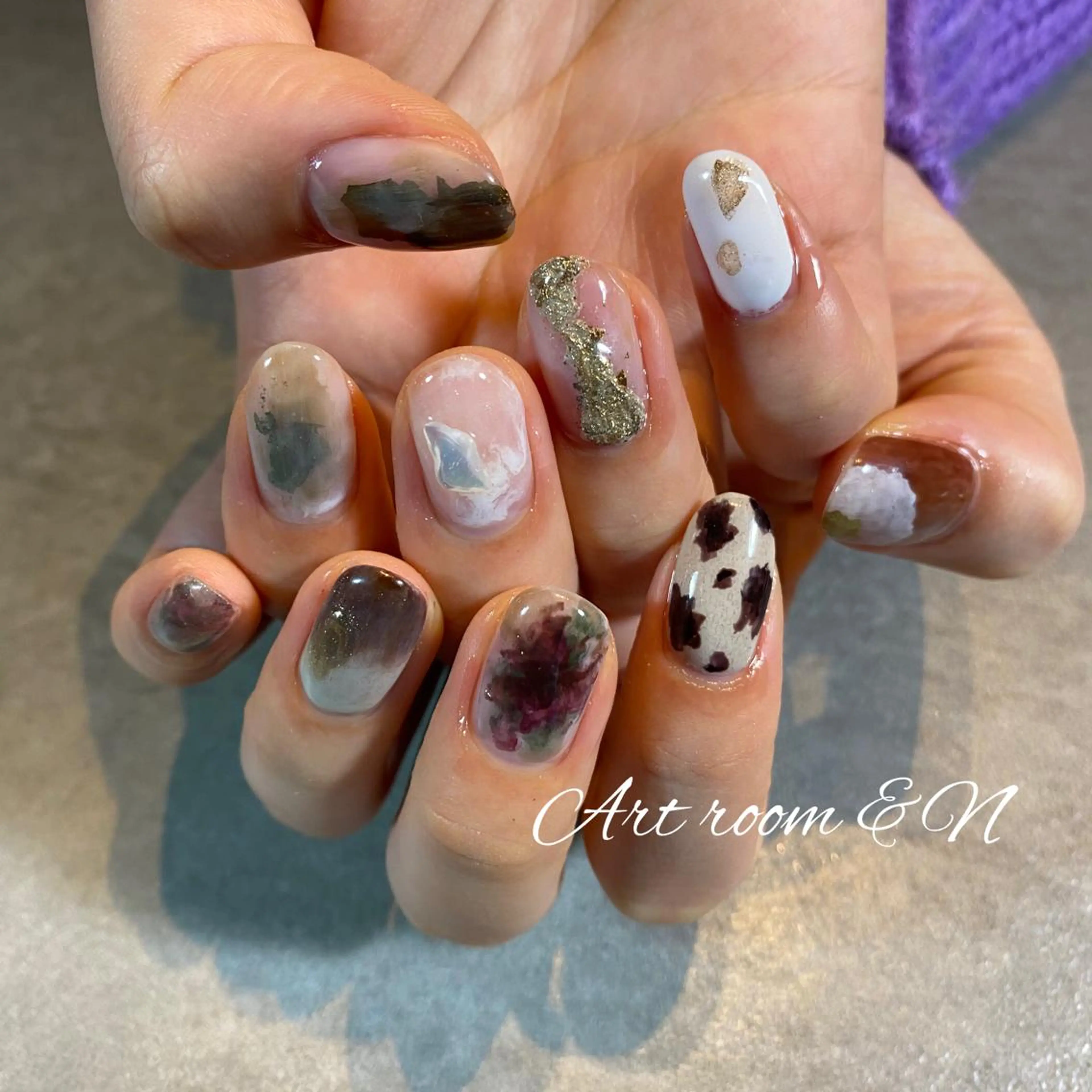 ネイル リラクゼーション &Nのネイルデザイン