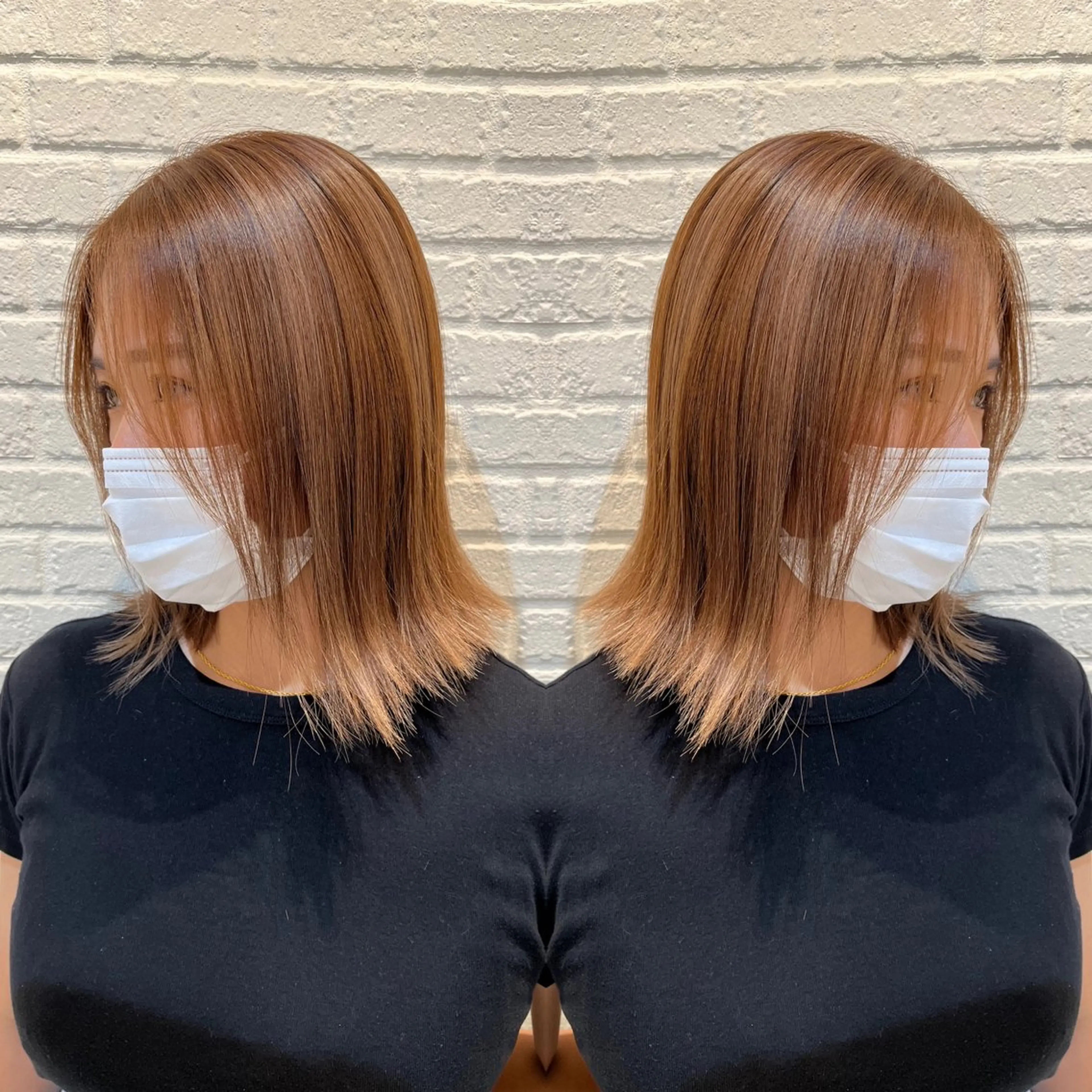 ショート 【店長】プルエクステ ボブ🌈ナツヤのヘアスタイル