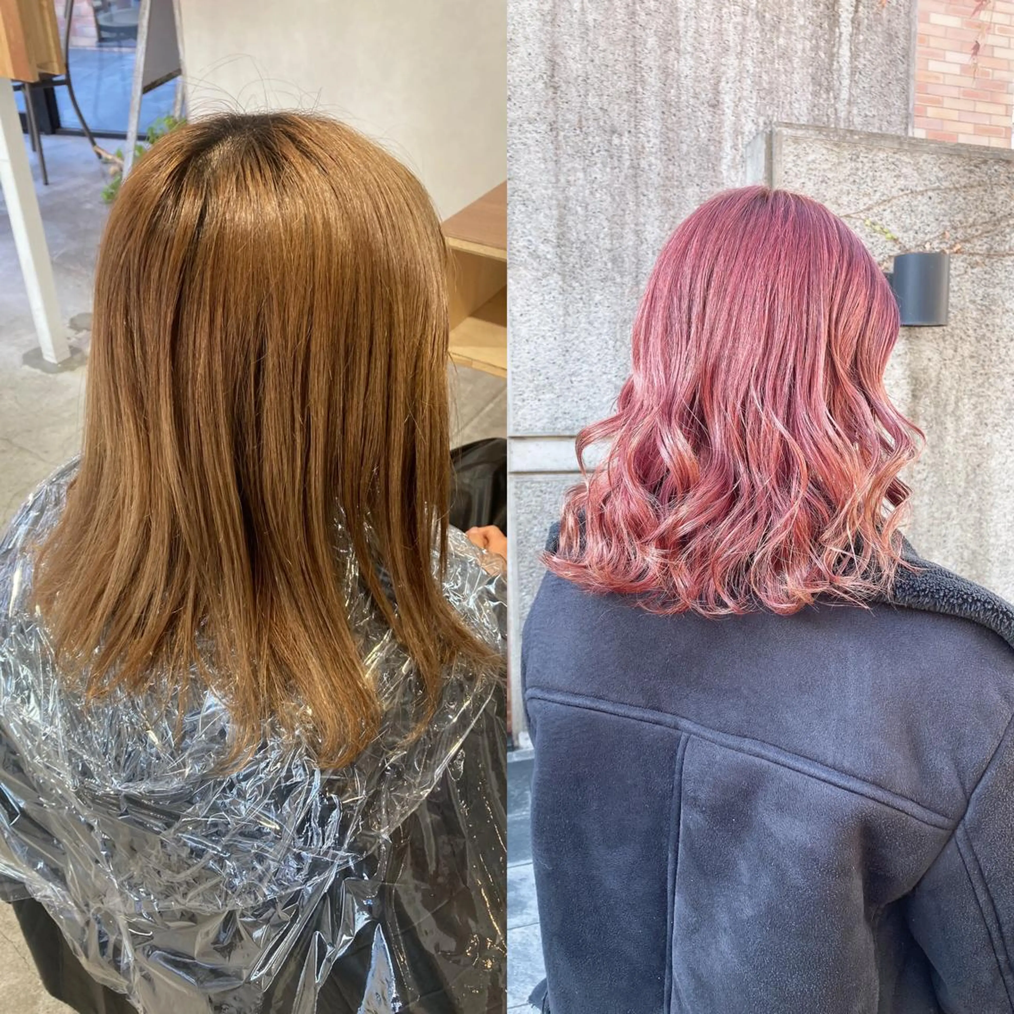 カラー ブリーチ ケアブリーチ ピンクカラー 💗モテ髪 ハイトーンあや💗のヘアスタイル
