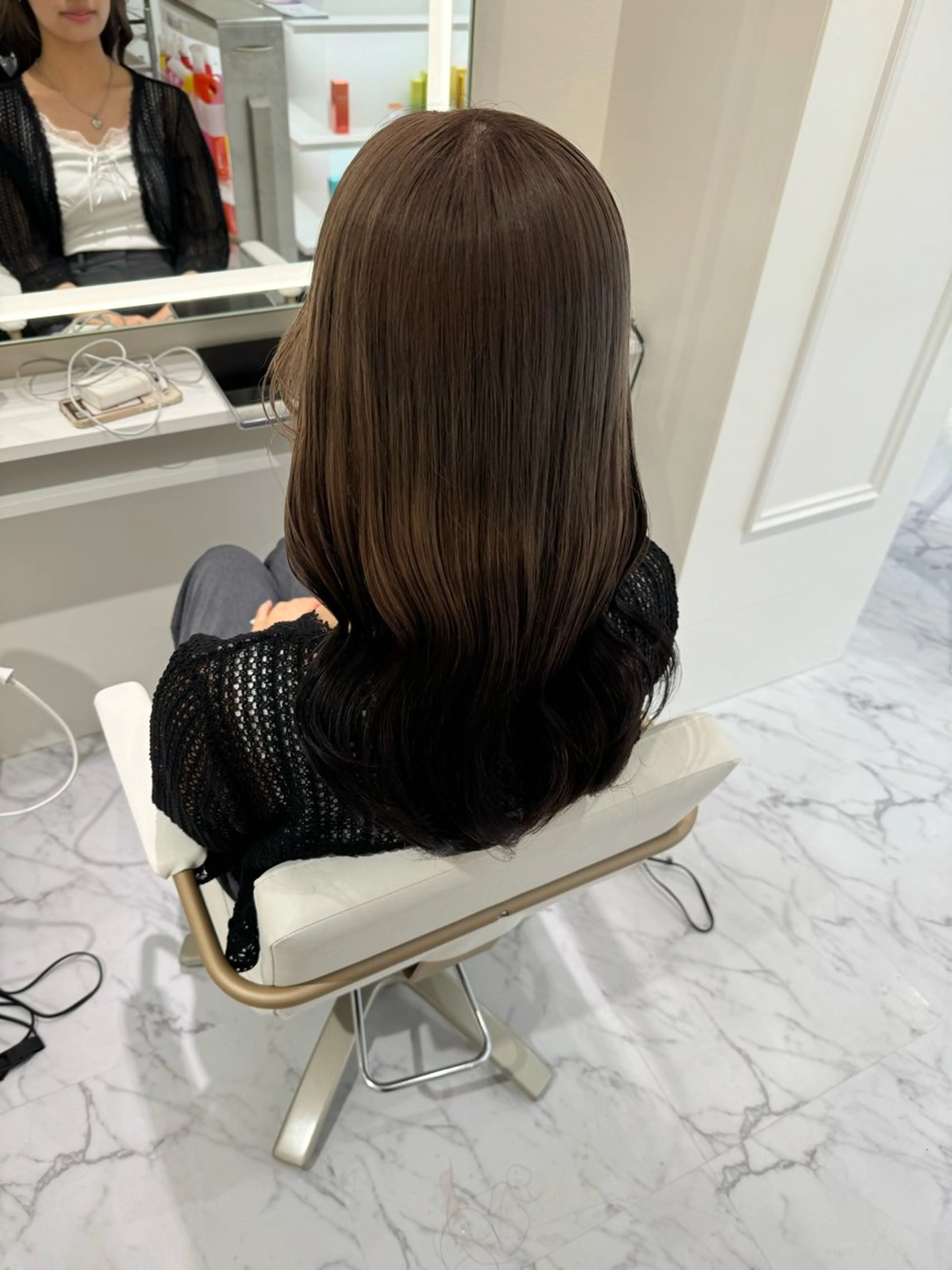 ロング カラー ヘアカラー ParveMix🍀 藤原愛未のヘアスタイル
